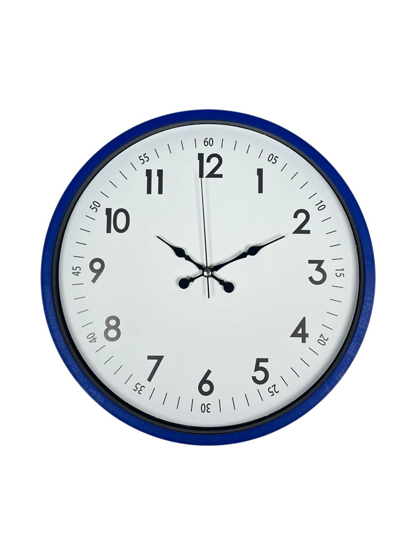 Zentime 36 Cm Lacivert Dekoratif Duvar Saati