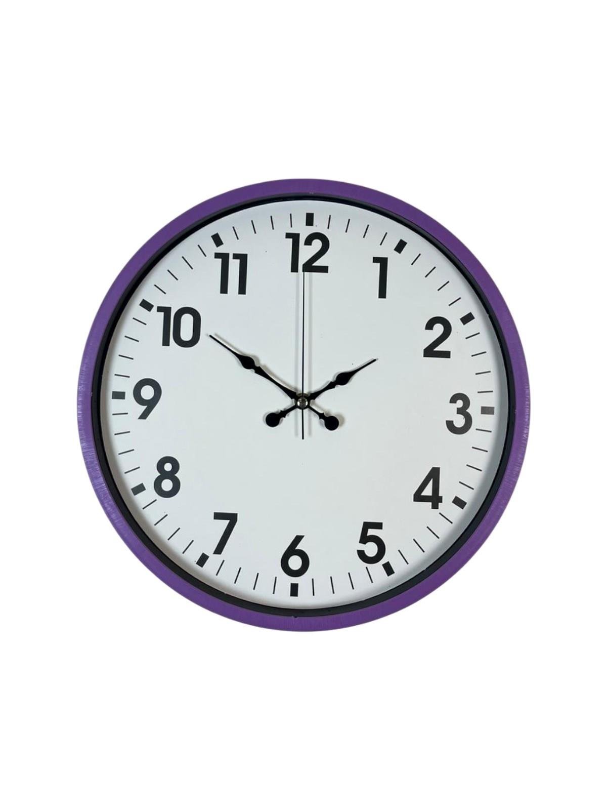 Zentime 36 Cm Mor Dekoratif Duvar Saati