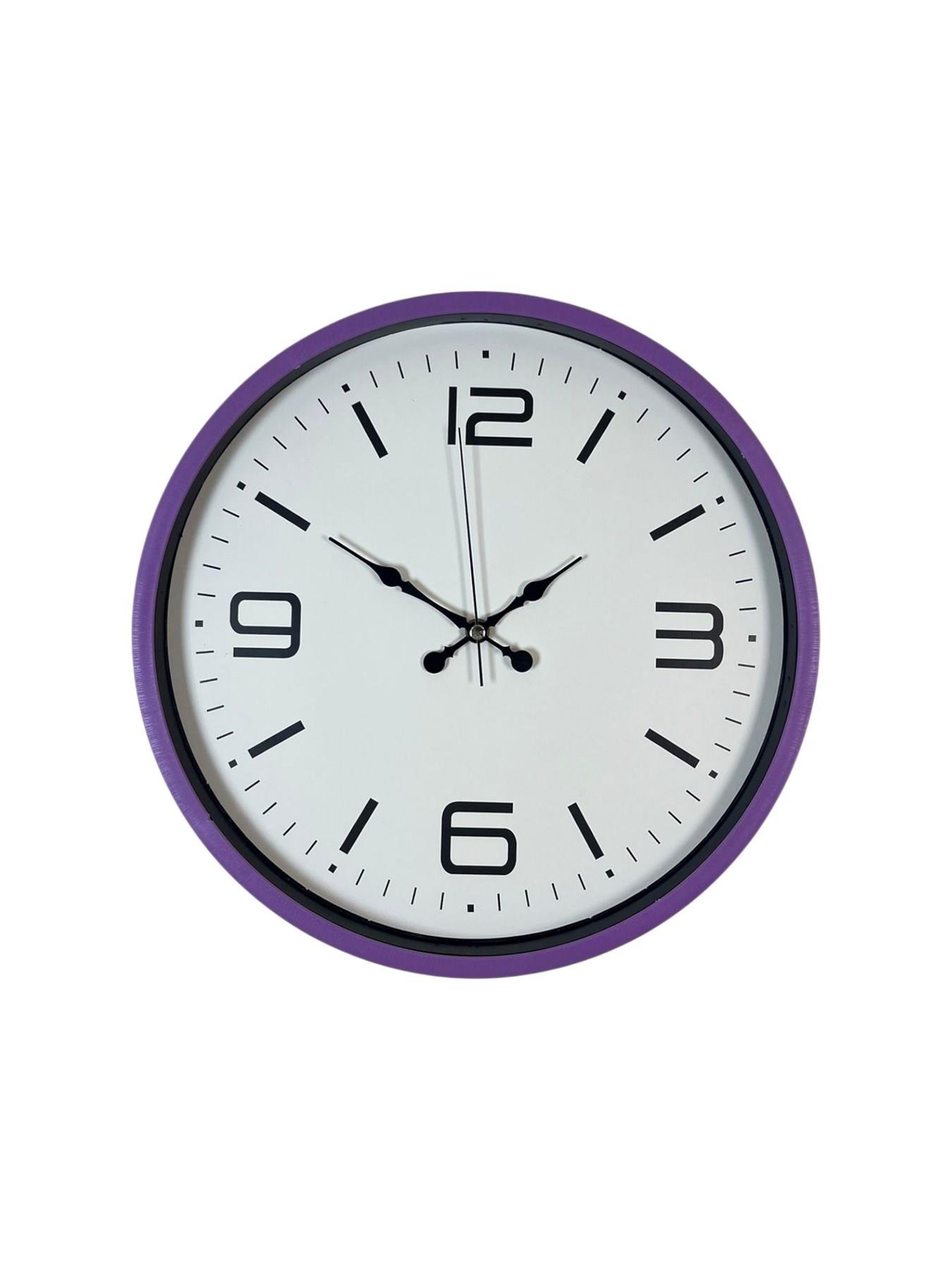 Zentime 36 Cm Mor Dekoratif Duvar Saati