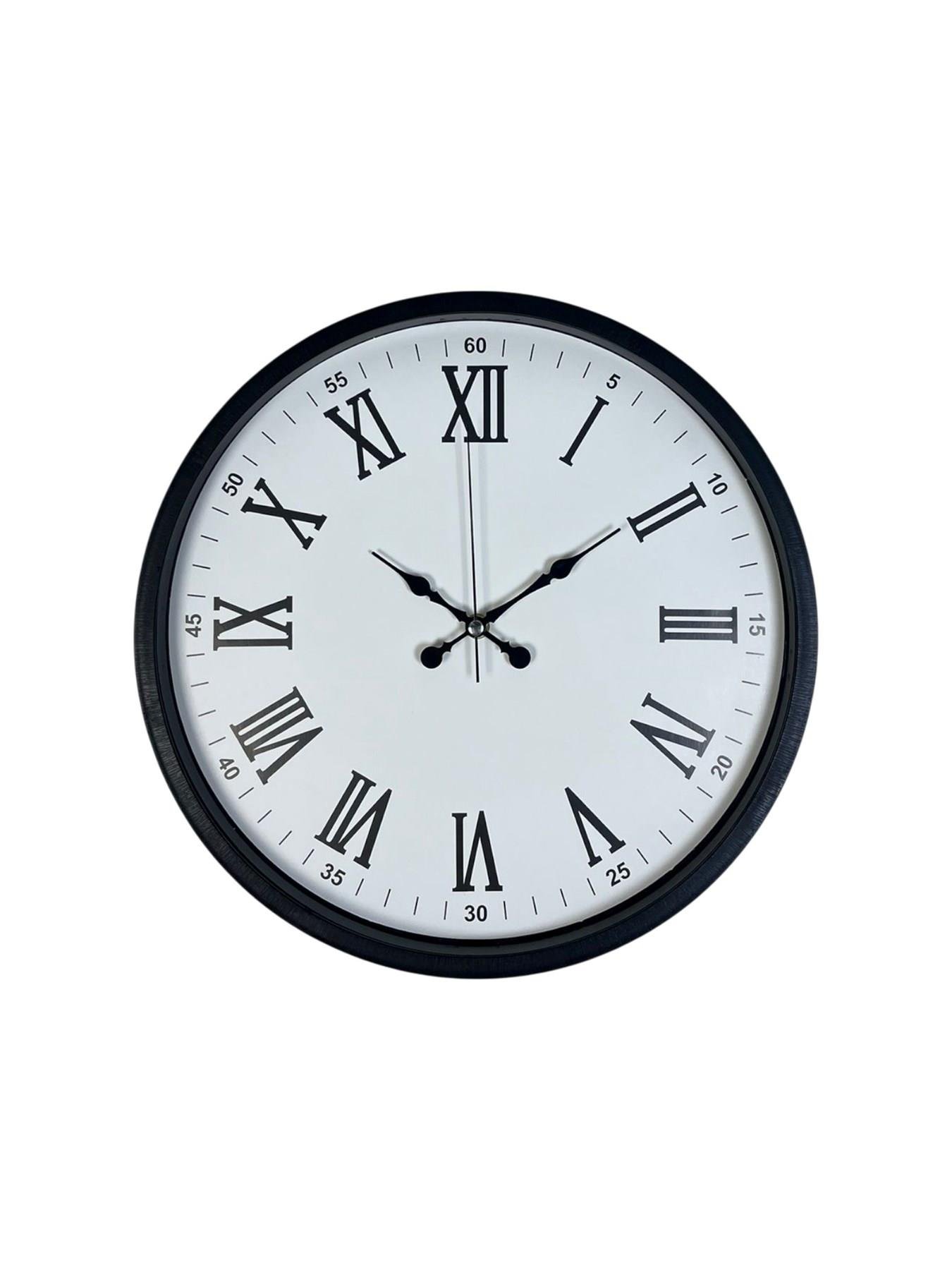 Zentime 36 Cm Siyah Dekoratif Duvar Saati