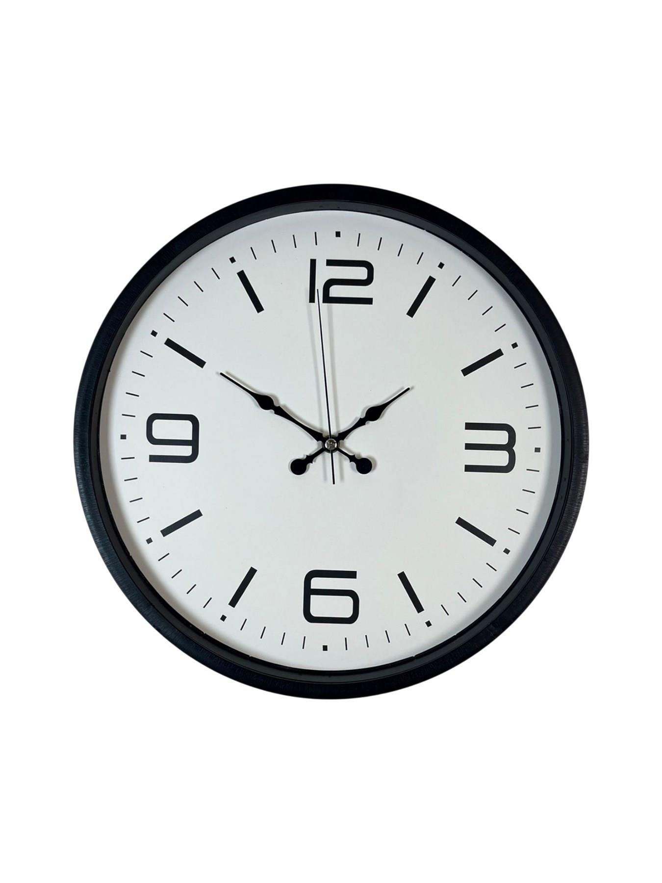 Zentime 36 Cm Siyah Dekoratif Duvar Saati
