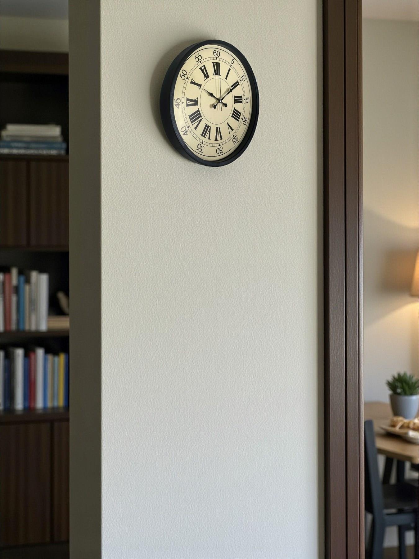 Zentime 36 Cm Siyah Dekoratif Duvar Saati