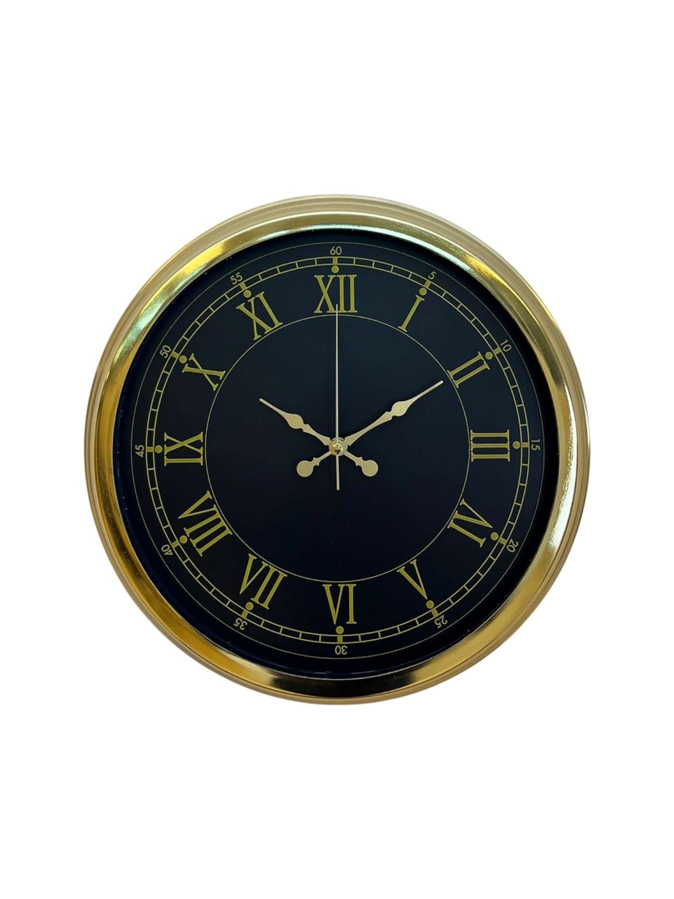 Zentime 40 Cm Gold Lüks Duvar Saati