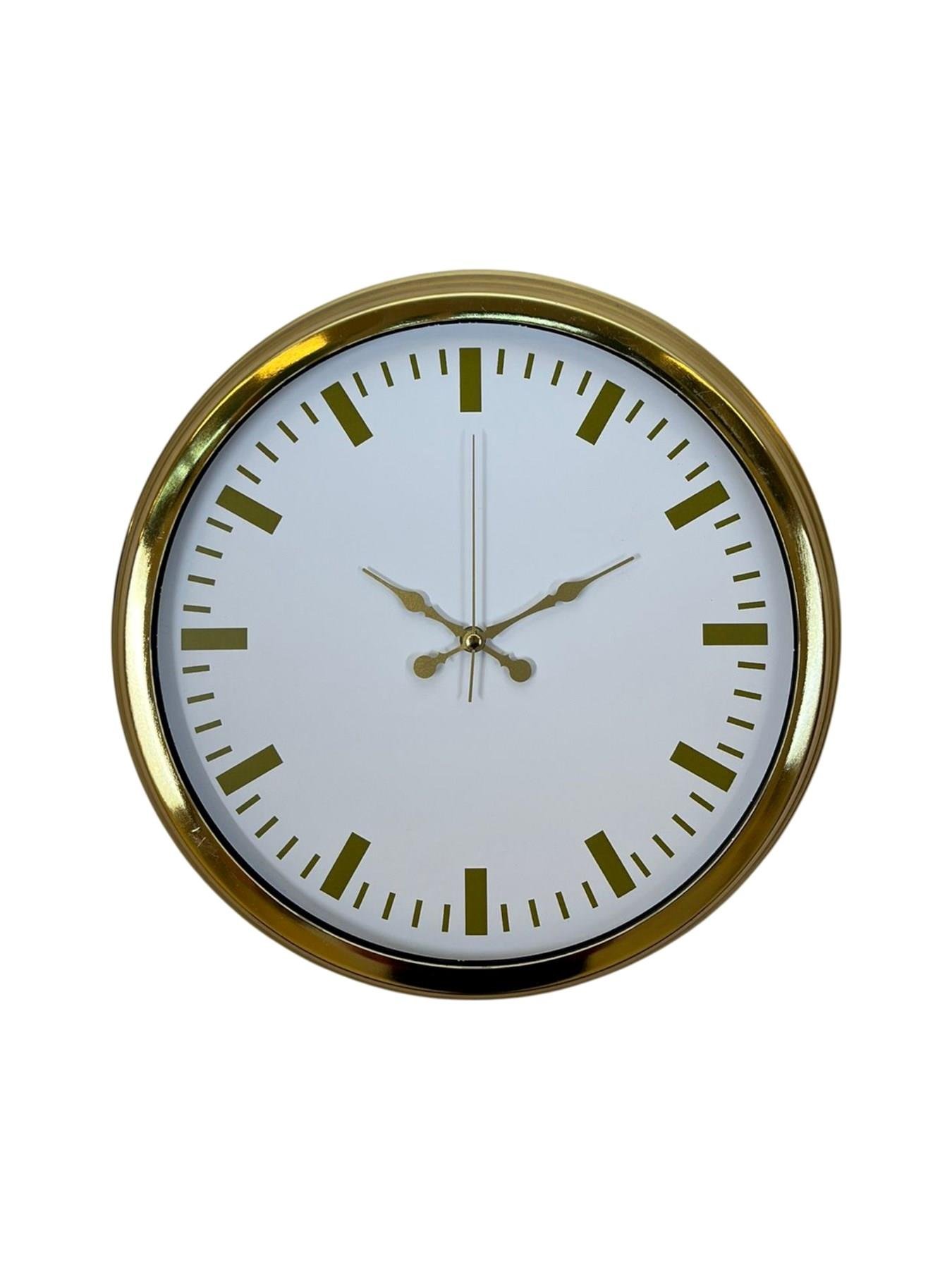 Zentime 40 Cm Gold Lüks Duvar Saati