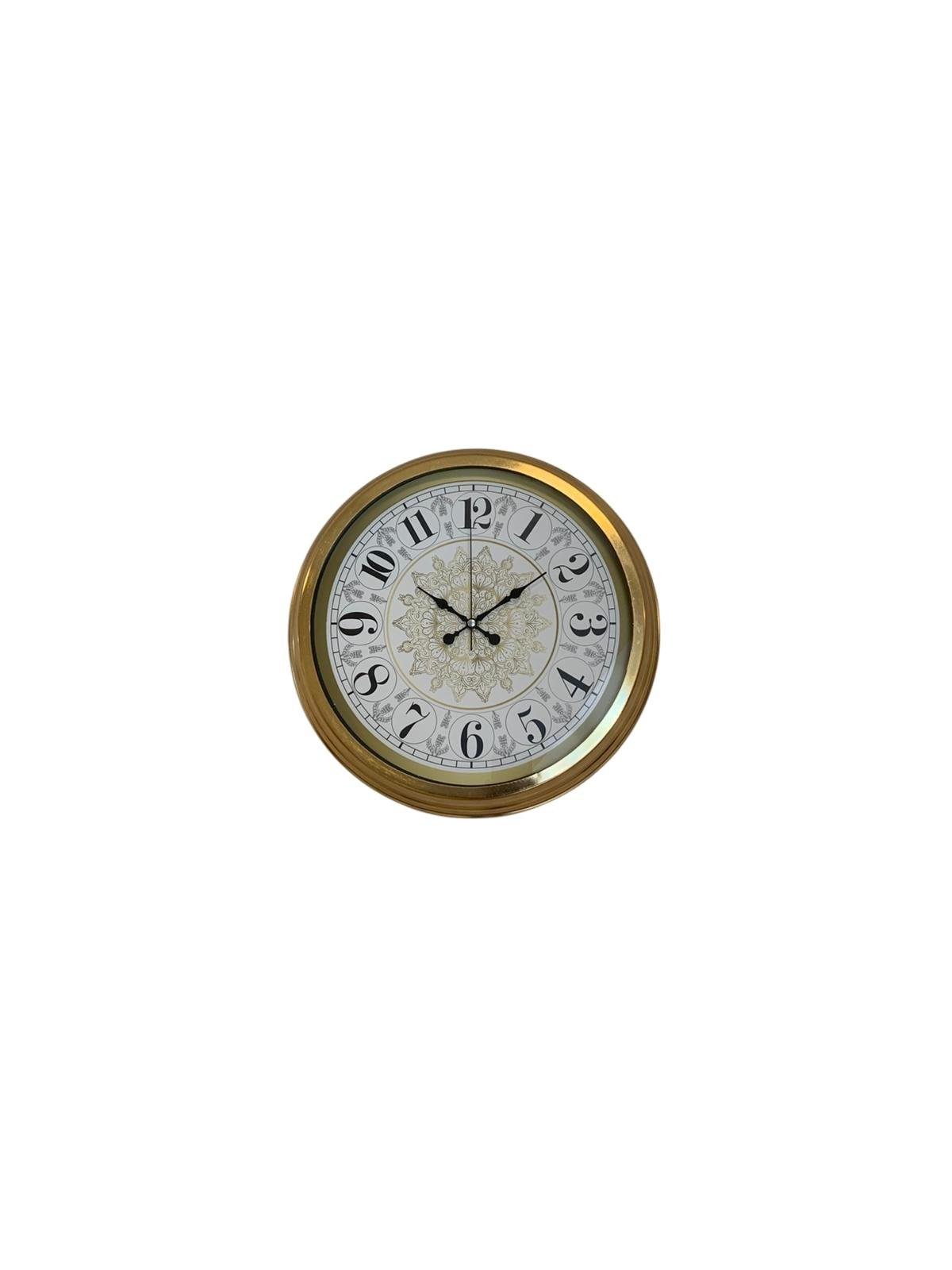 Zentime 40 Cm Gold Lüks Duvar Saati