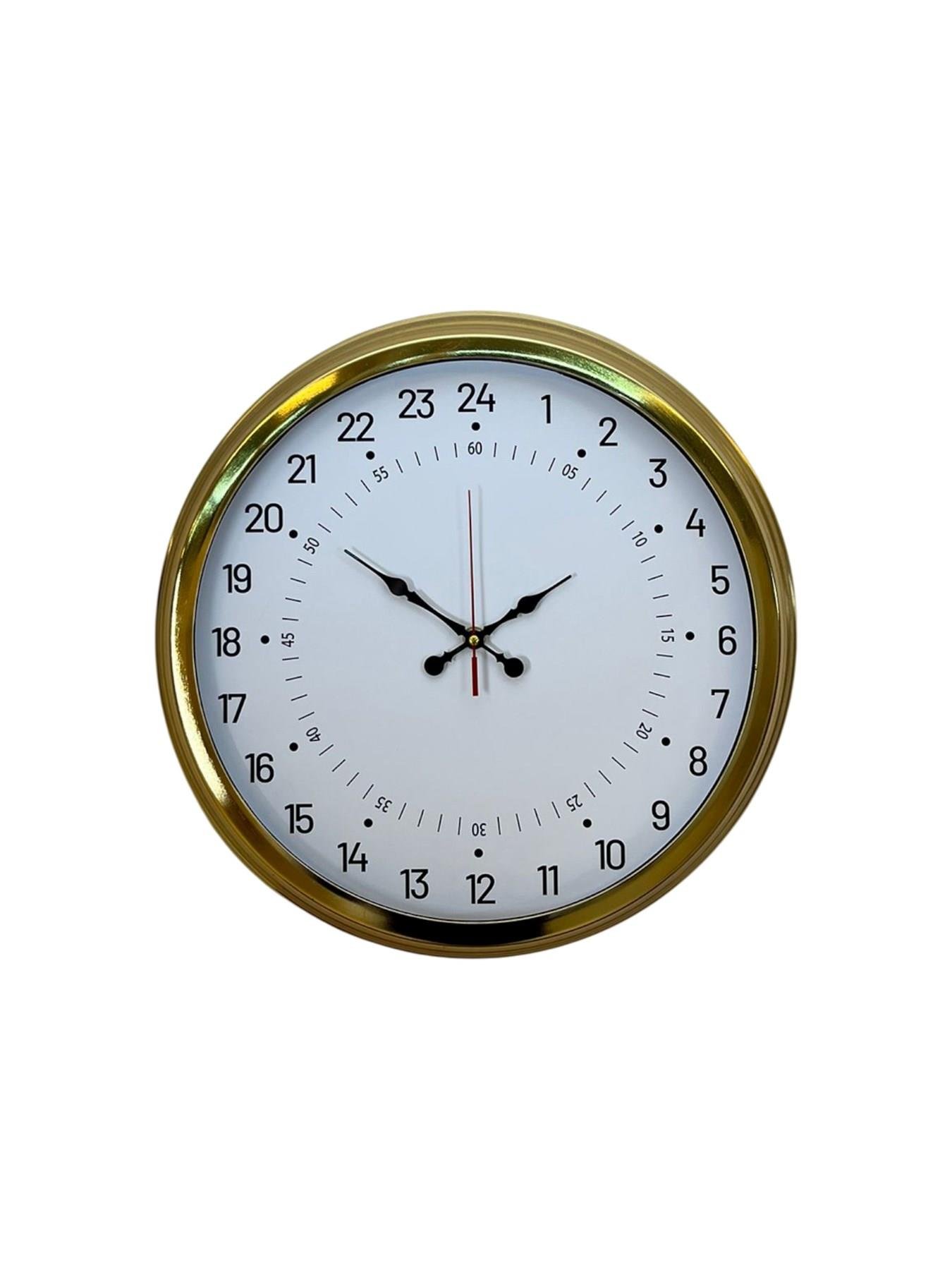 Zentime 40 Cm Gold Lüks Duvar Saati