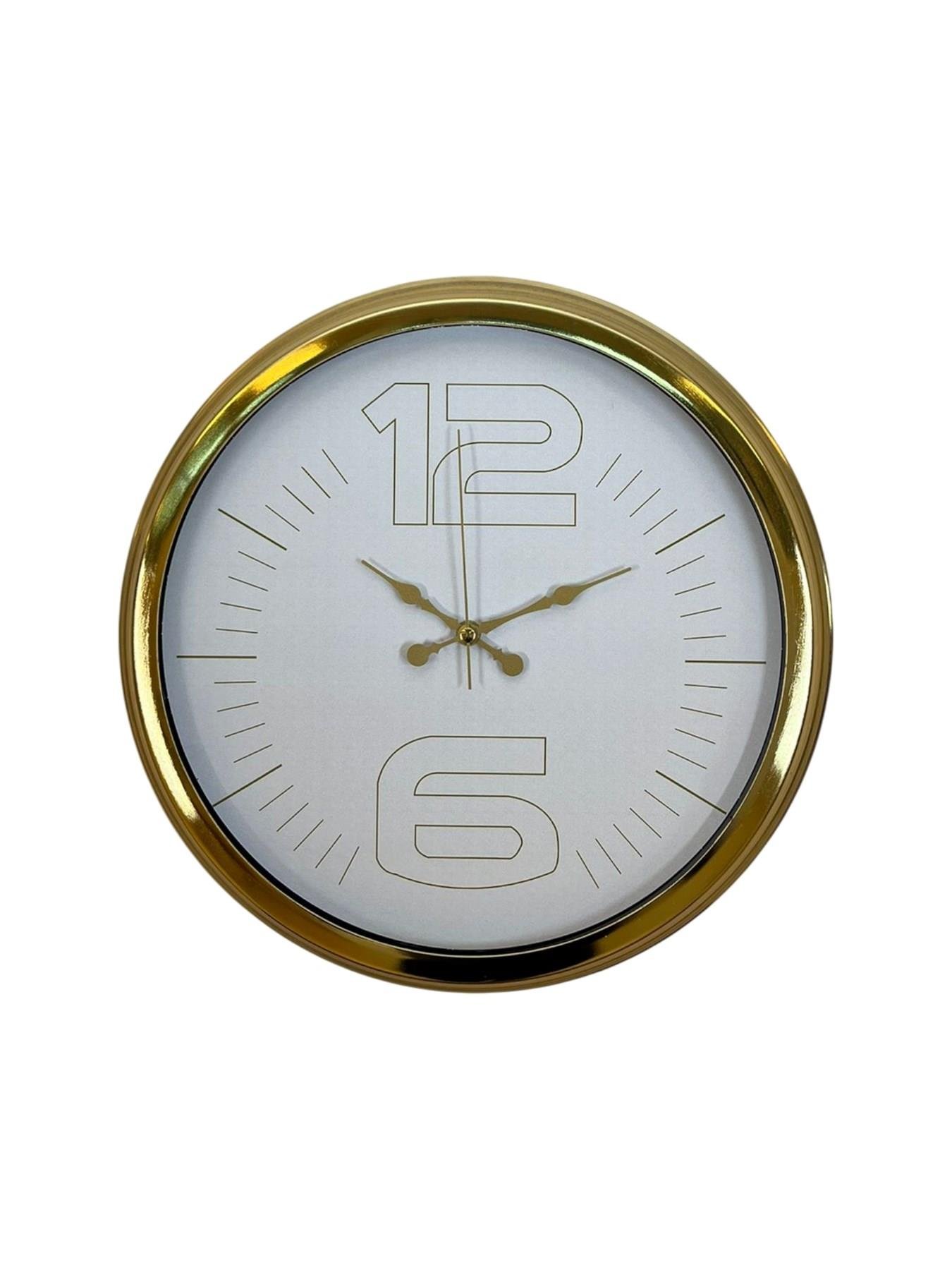 Zentime 40 Cm Gold Lüks Duvar Saati