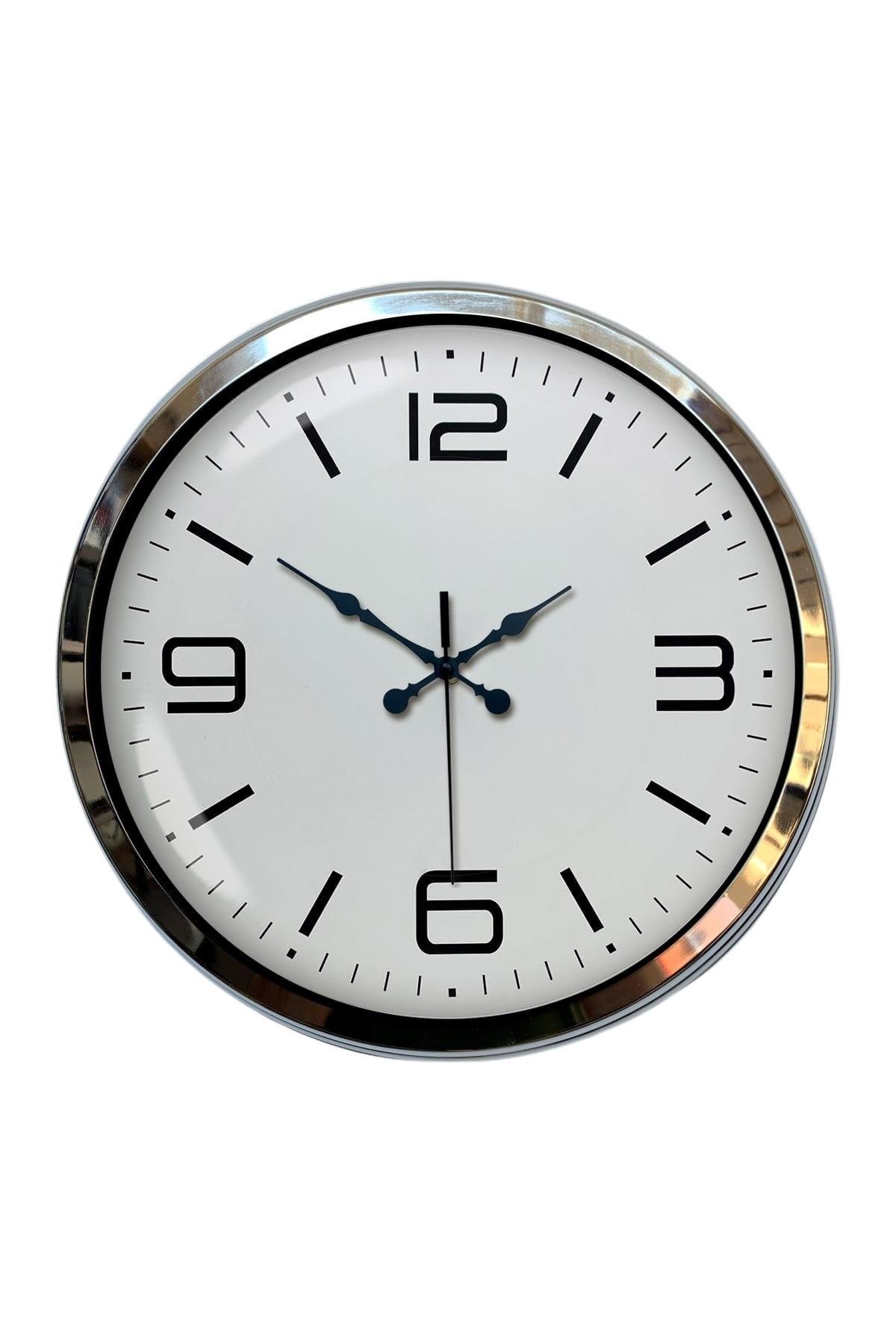 Zentime 40 Cm Krom Elegance Duvar Saati