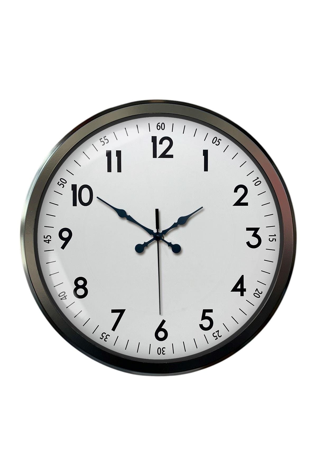 Zentime 52 Cm Siyah Modern Duvar Saati