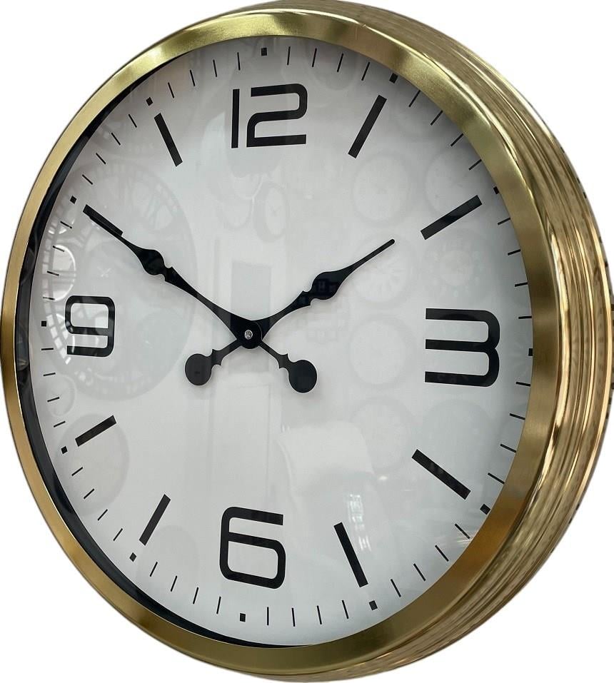 Zentime 60 Cm Gold Lüks Duvar Saati