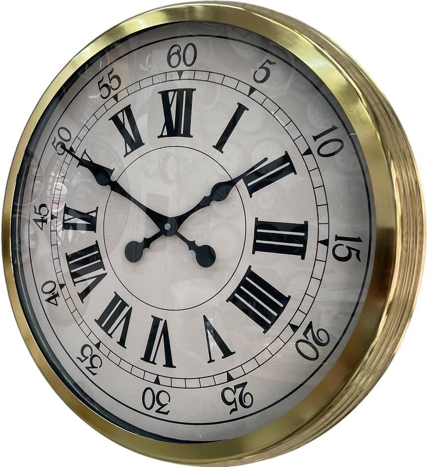 Zentime 60 Cm Gold Lüks Duvar Saati
