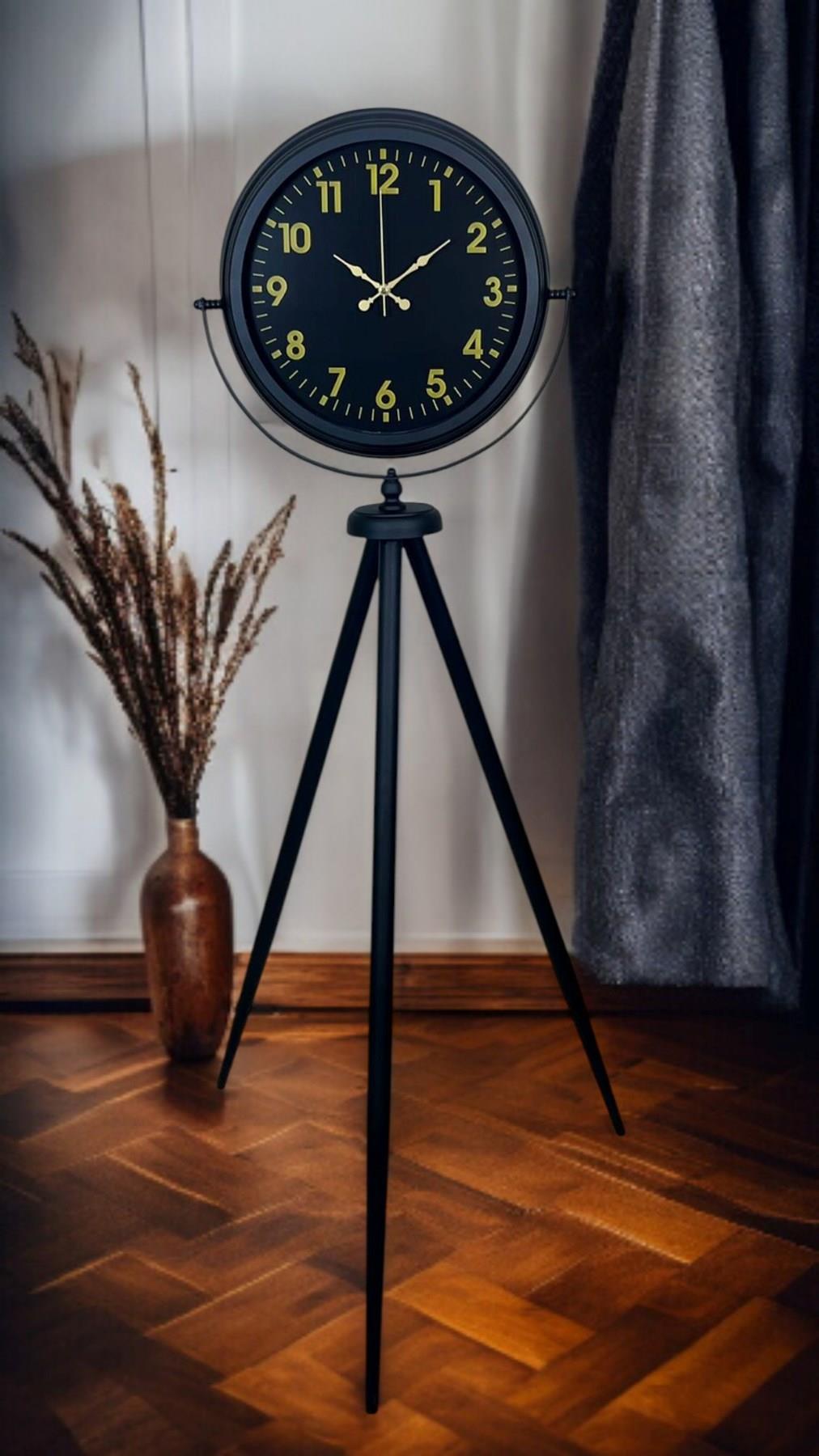 Zentime Black Prime Gold Rakamlı Tripod Ayaklı Saat