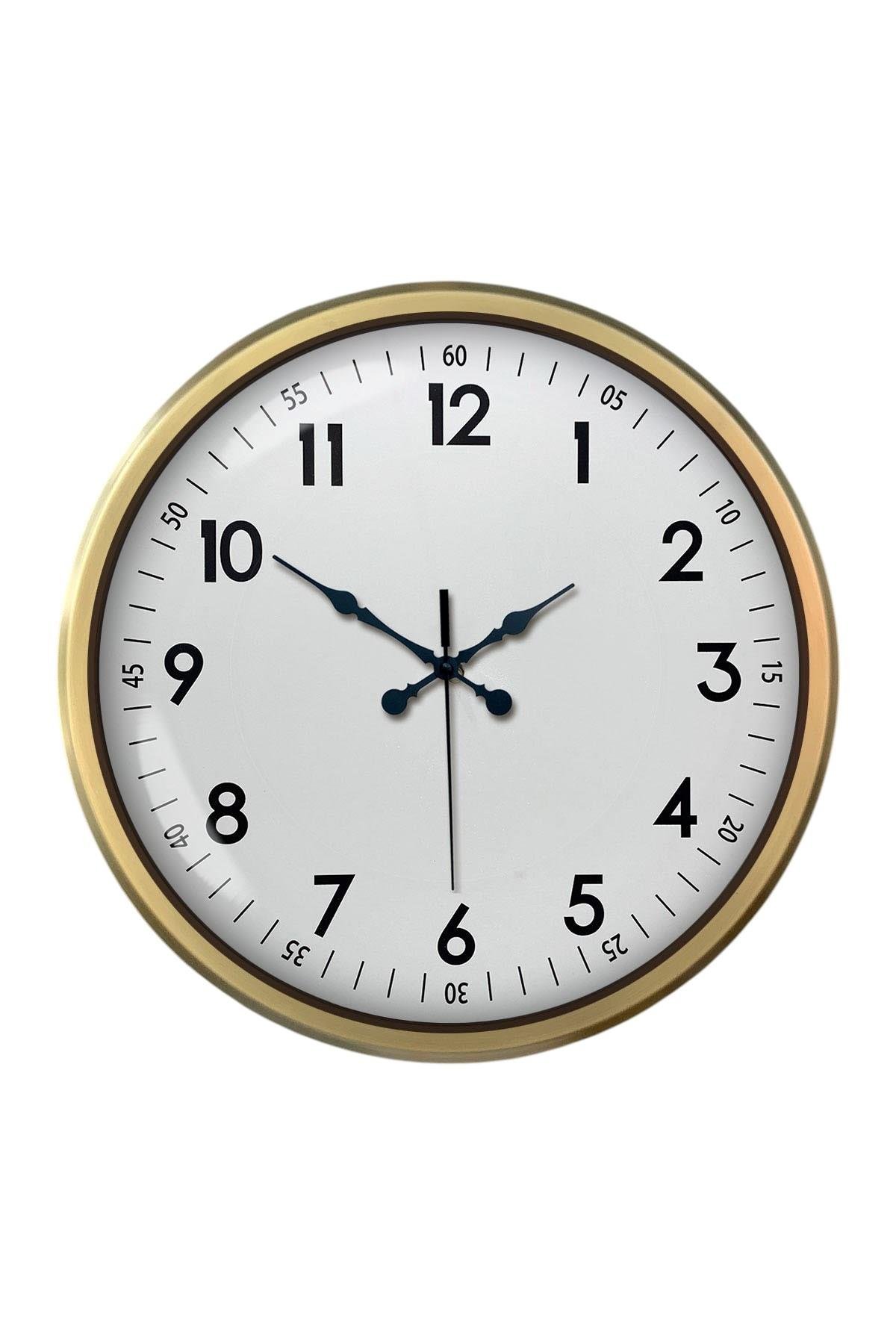Zentime Eskitme Dekoratif Stil 52 Cm Metal Duvar Saati