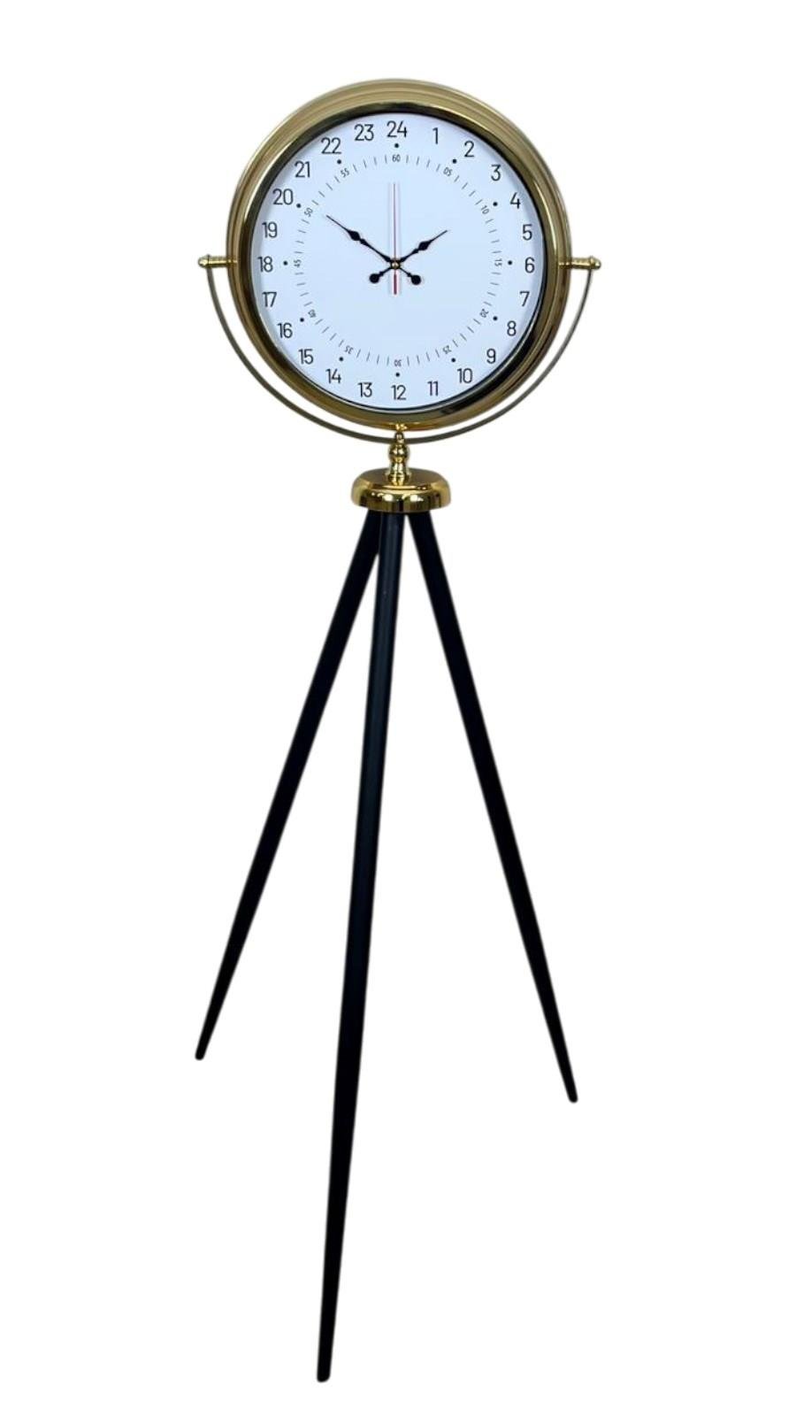 Zentime Gold 24 Saat Göstergeli Özel Tasarım Tripod Ayaklı Saat