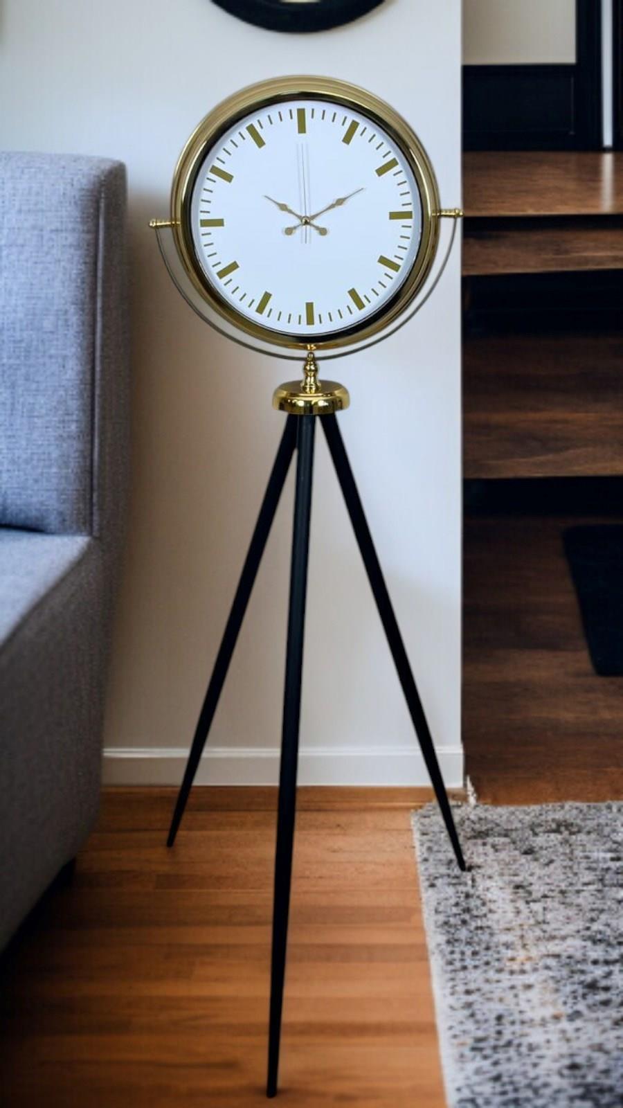 Zentime Gold Balance Tripod Ayaklı Saat