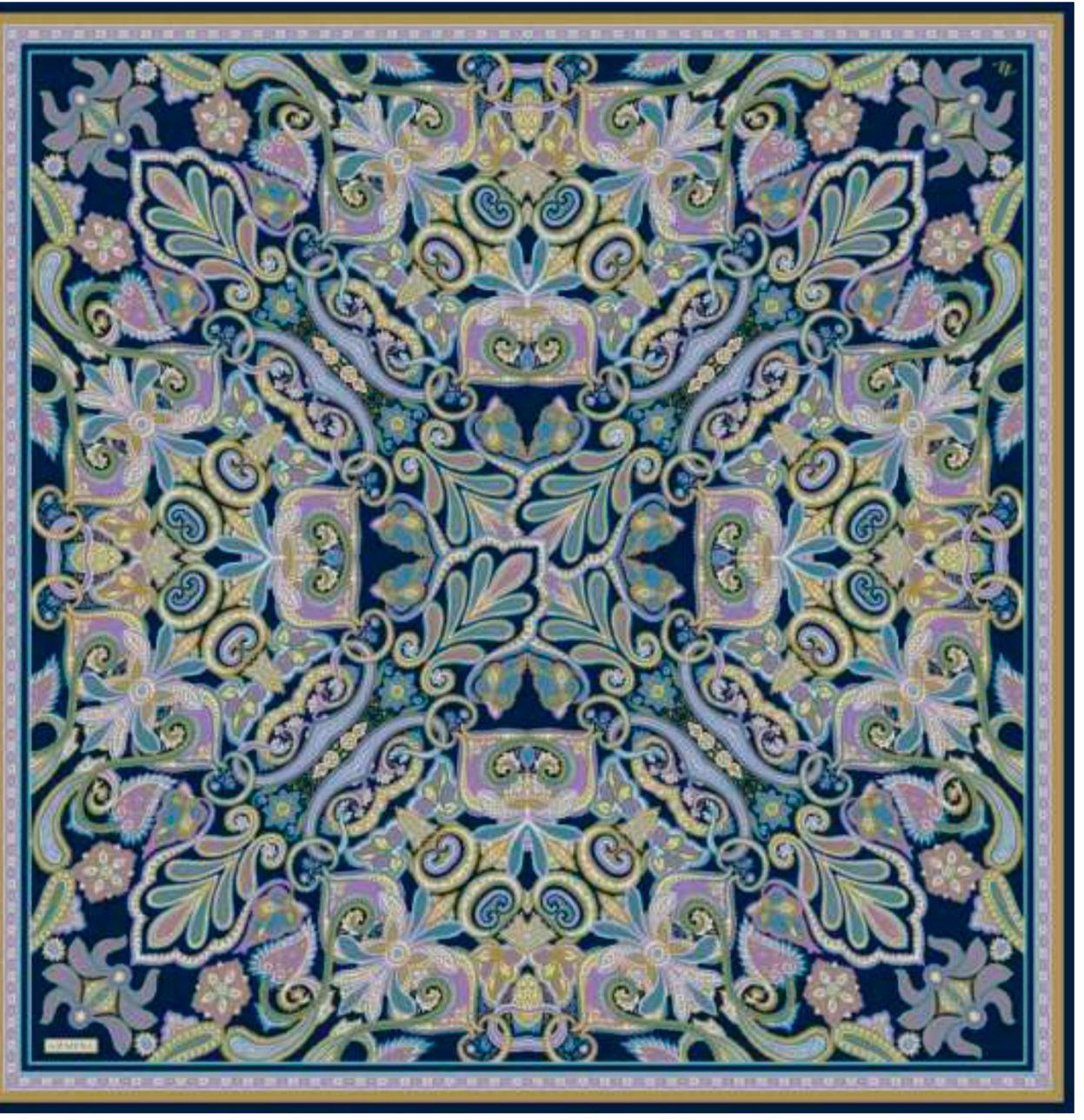 Armine 9421 Eşarp  - LACİVERT