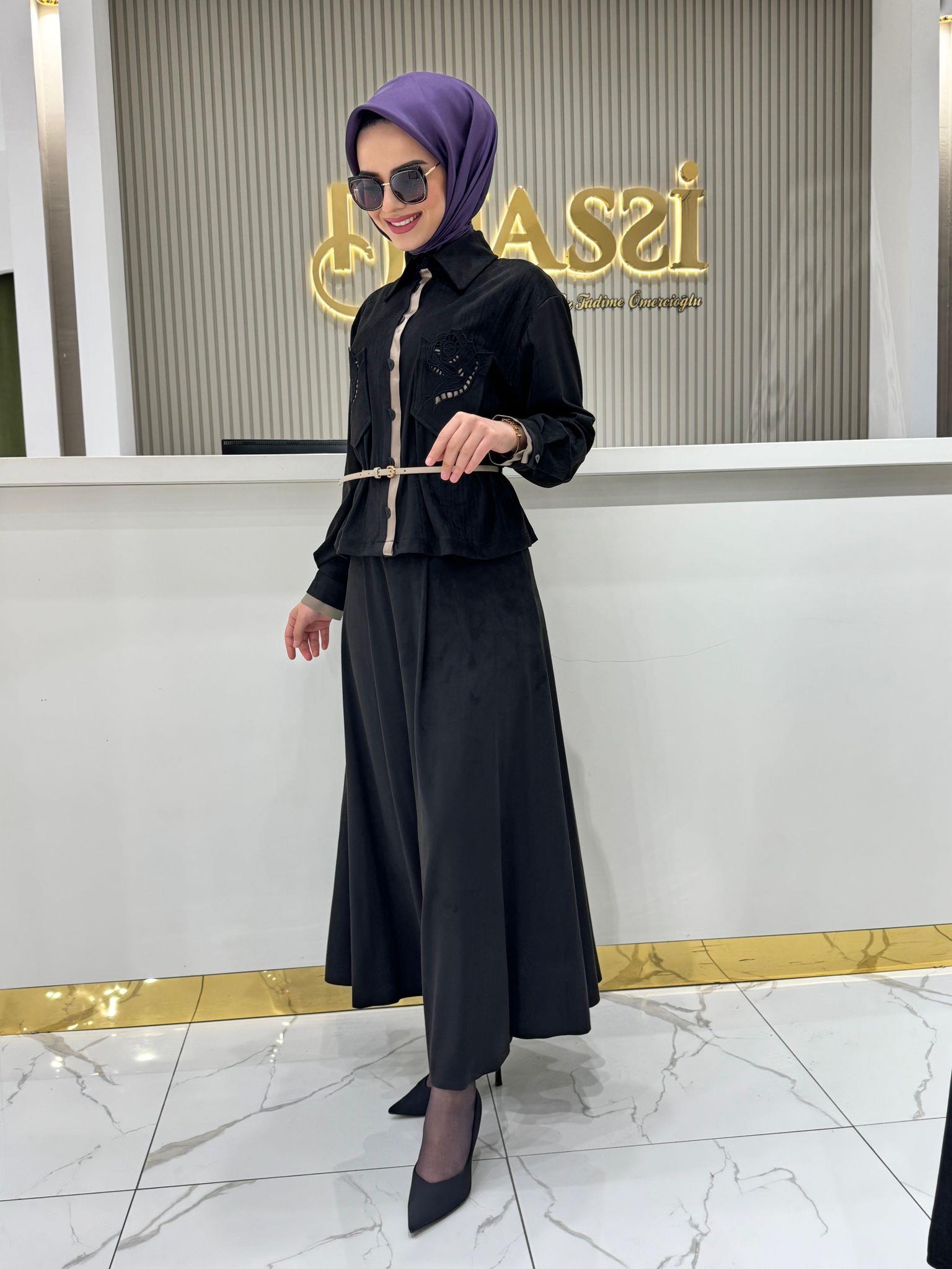 Clande 3010 Takım  - Siyah