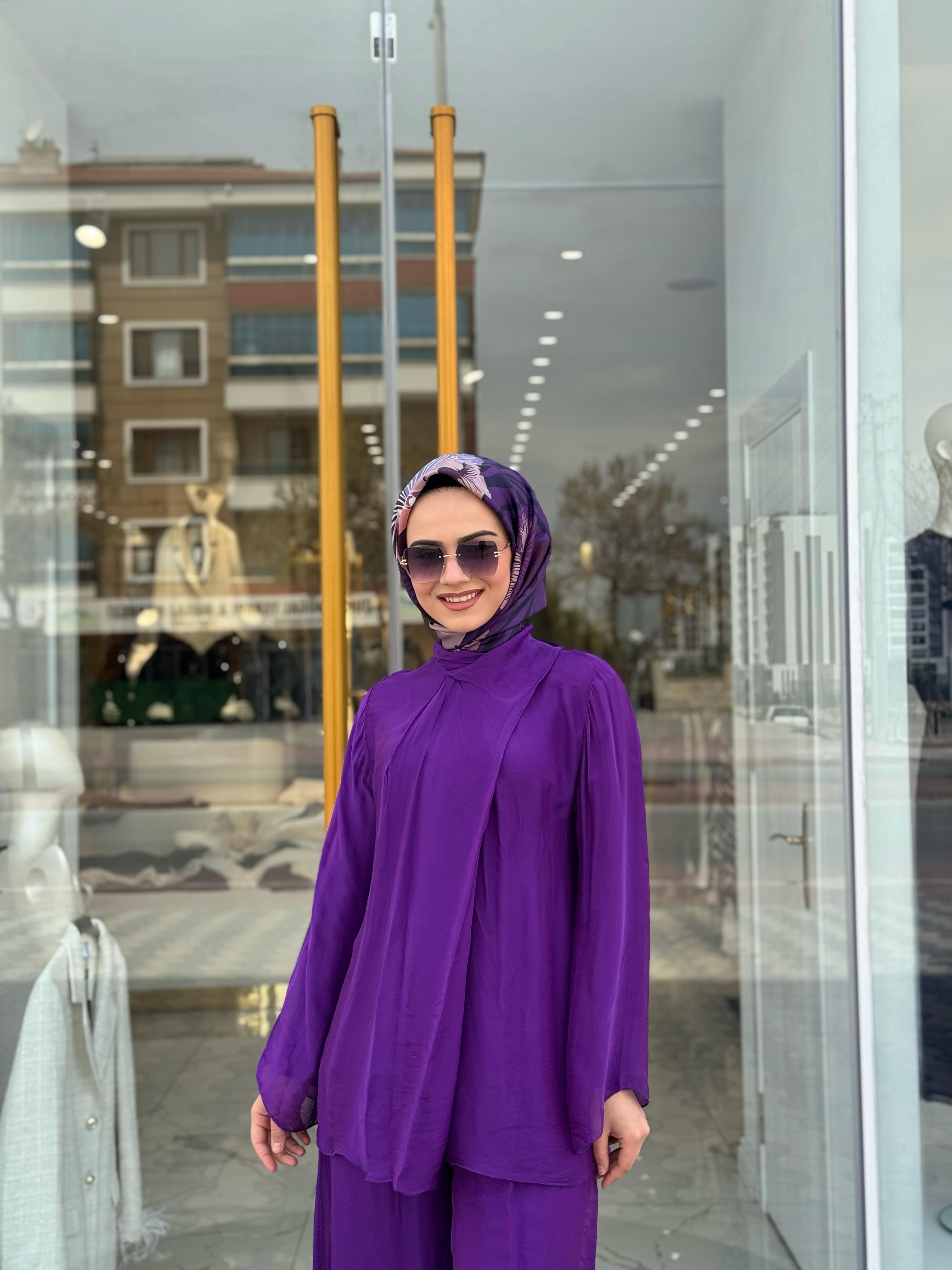 Daphne Kruvaze Takım 3009-M - MOR