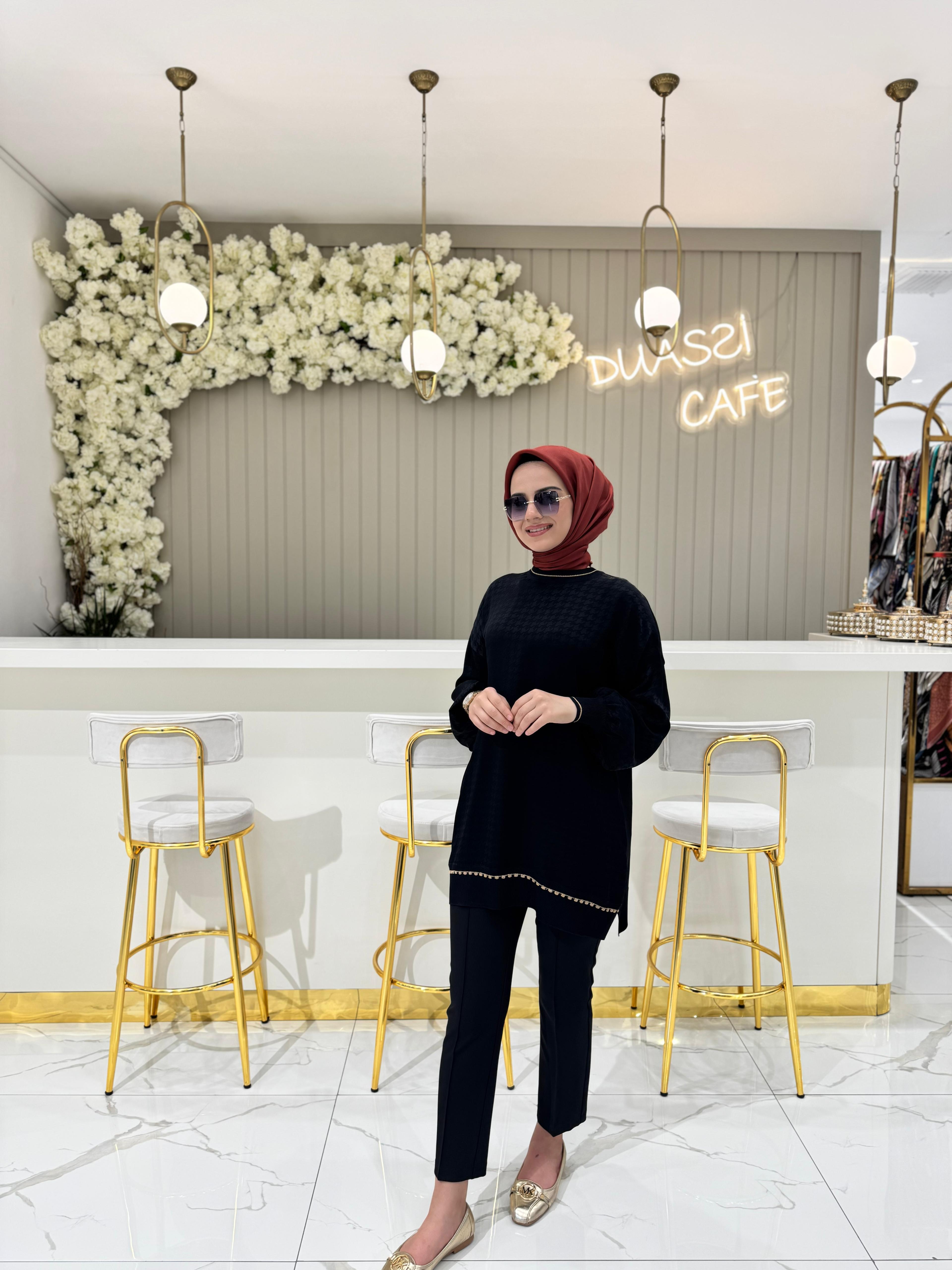 Ghisa 4900 Tunik  - SİYAH
