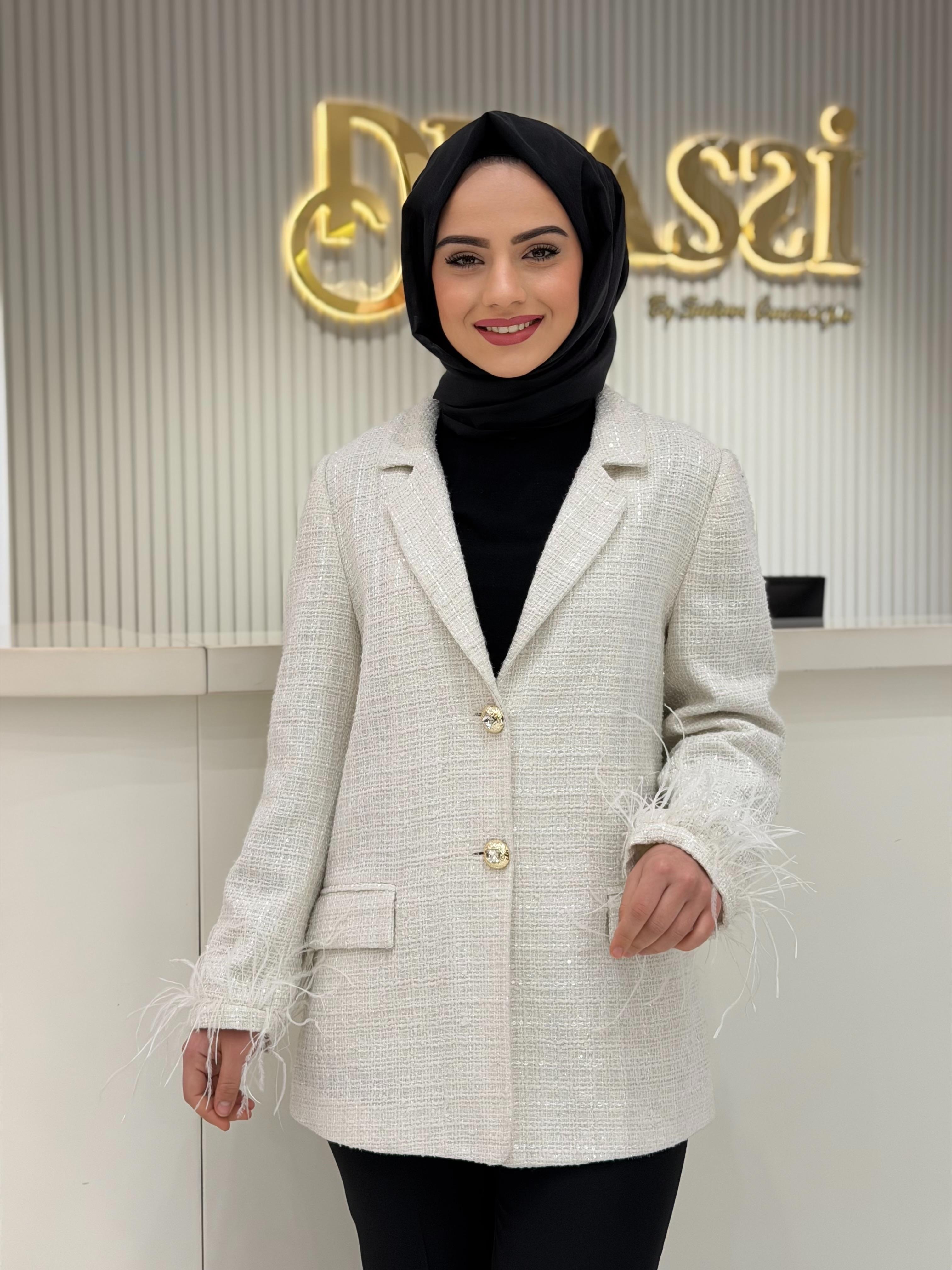 Ghisa Ceket 3992 - EKRU