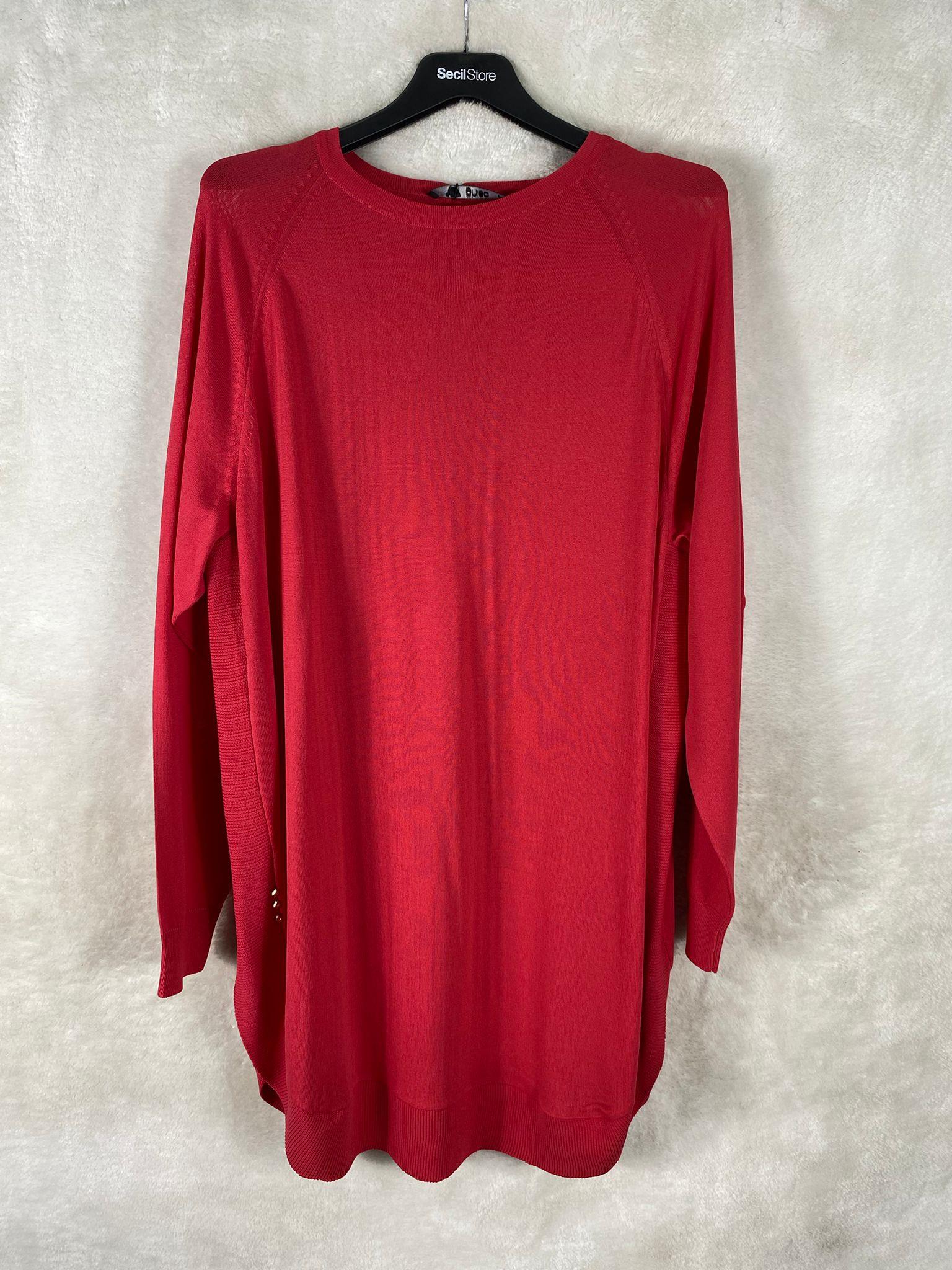 Ghisa Triko Tunik 4219 - Kırmızı