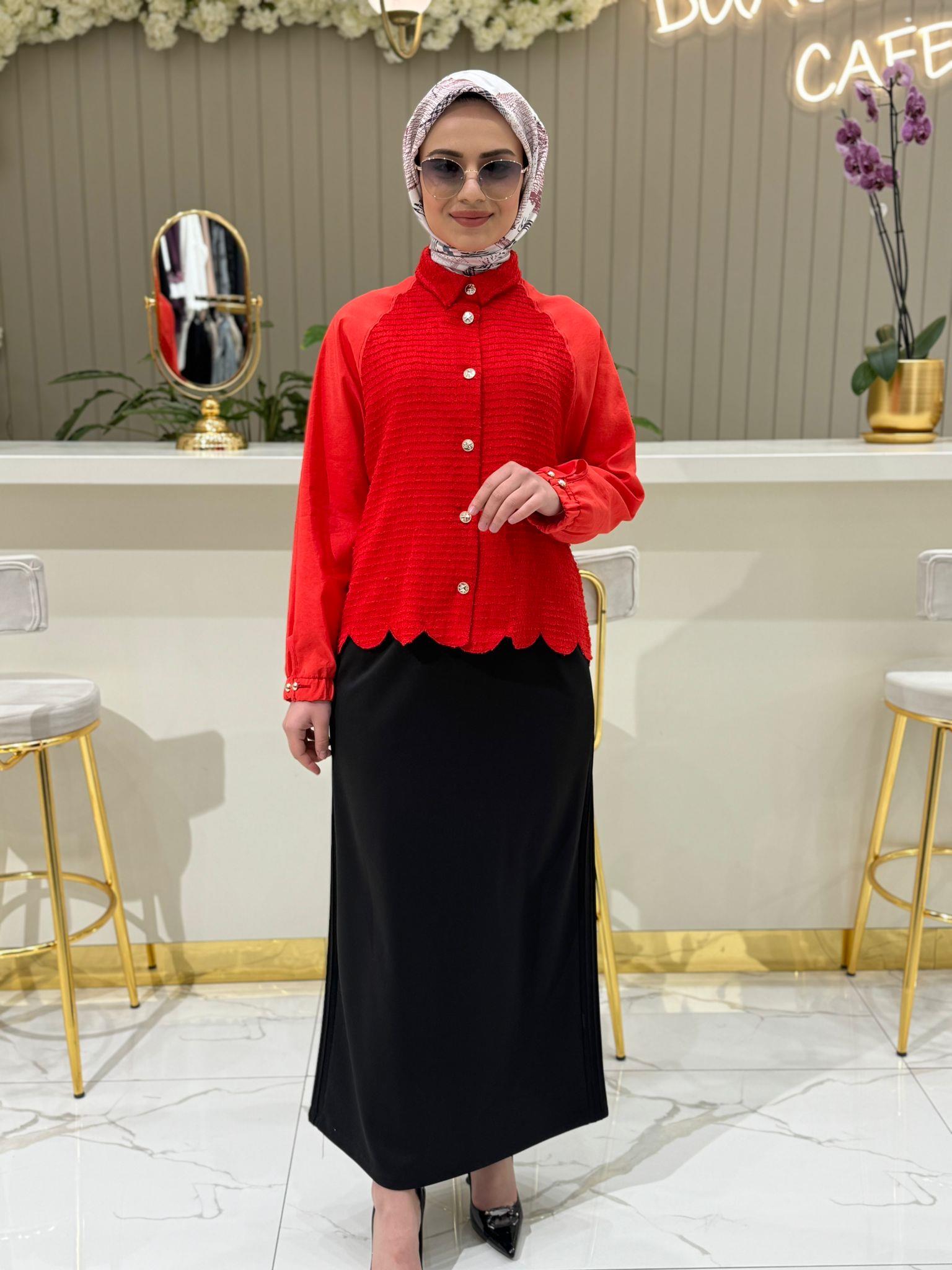 Ghisa Tunik 3036 - Kırmızı