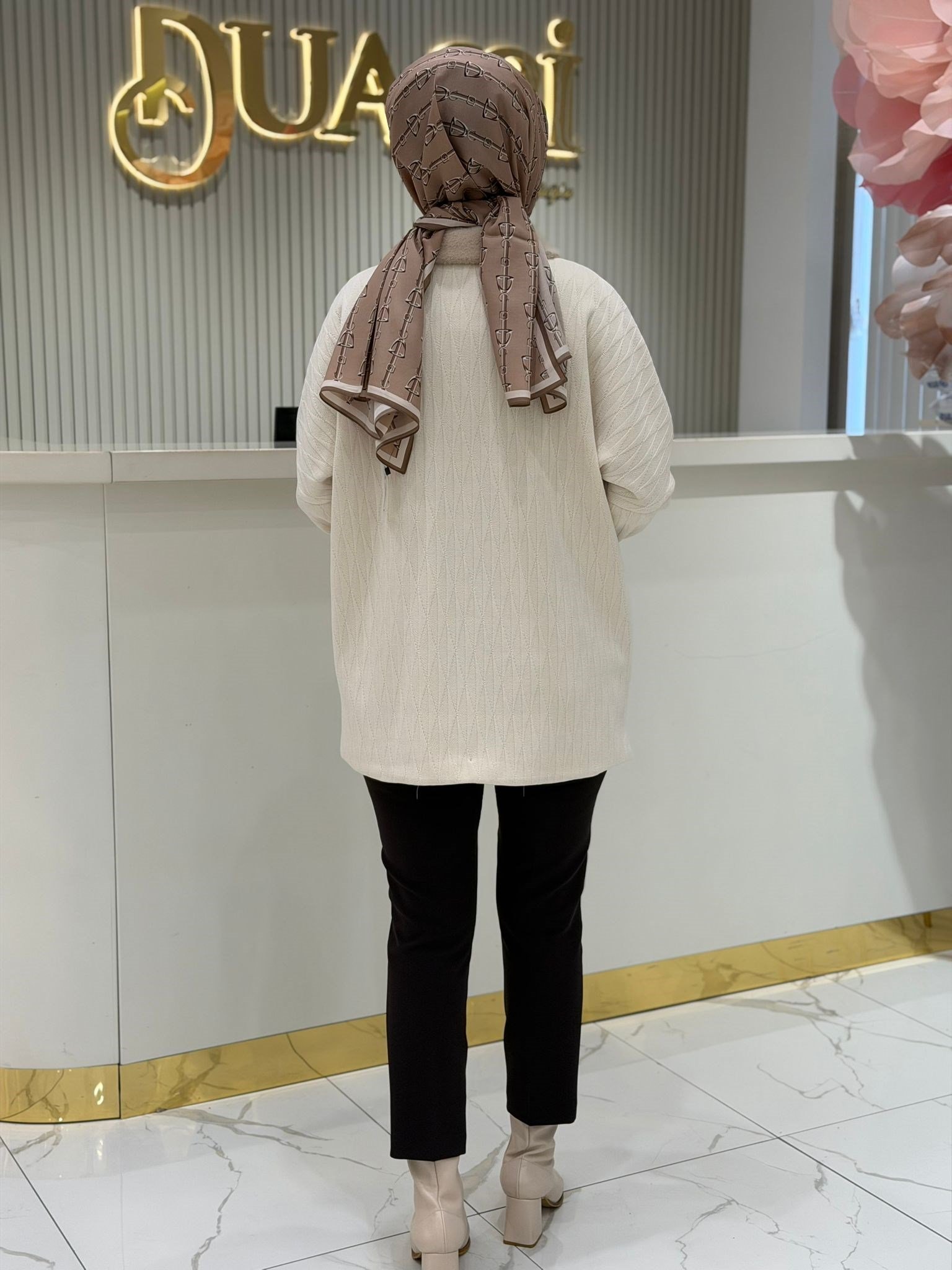 Kbn.6014.01 Deri Ve Kürk Kombinli Kaban