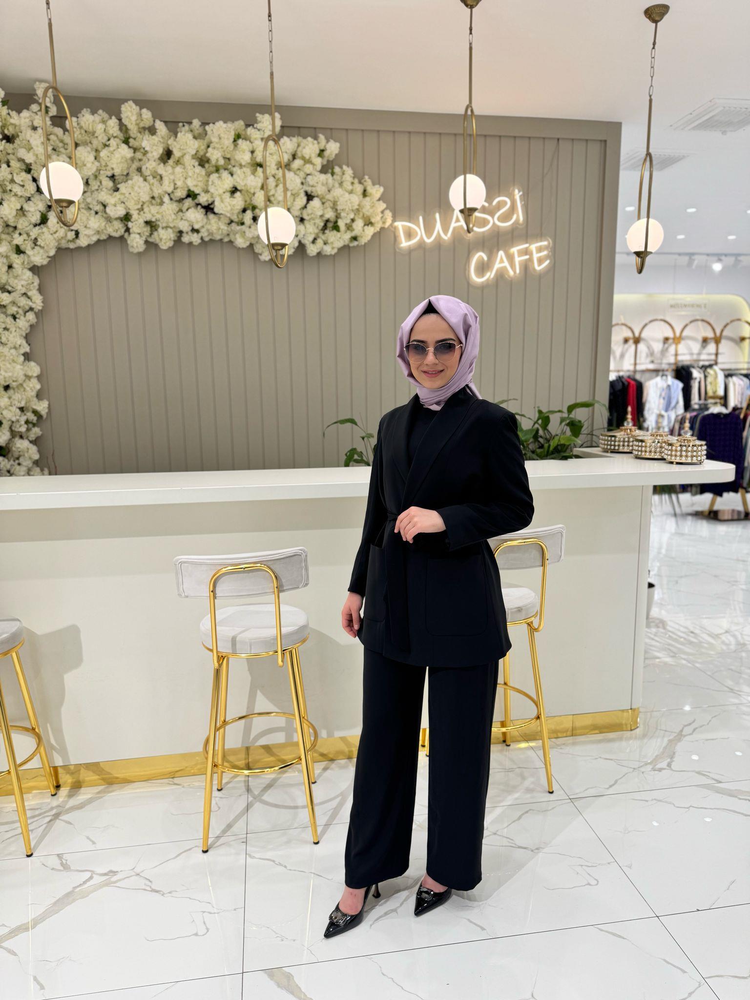 Lisa Üçlü Takım 5045-S - SİYAH