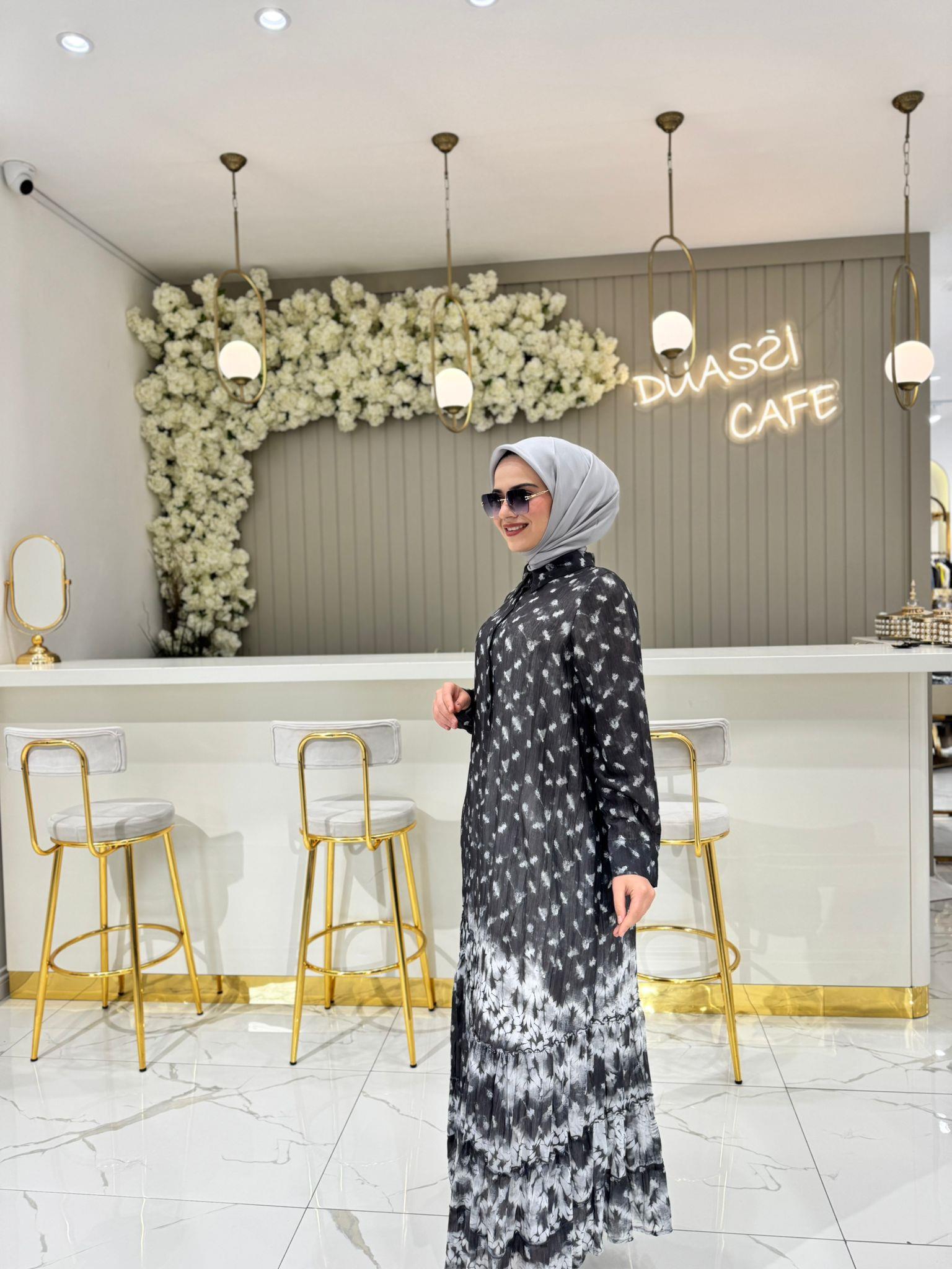 Lissmore 5855 Elbise  - SİYAH