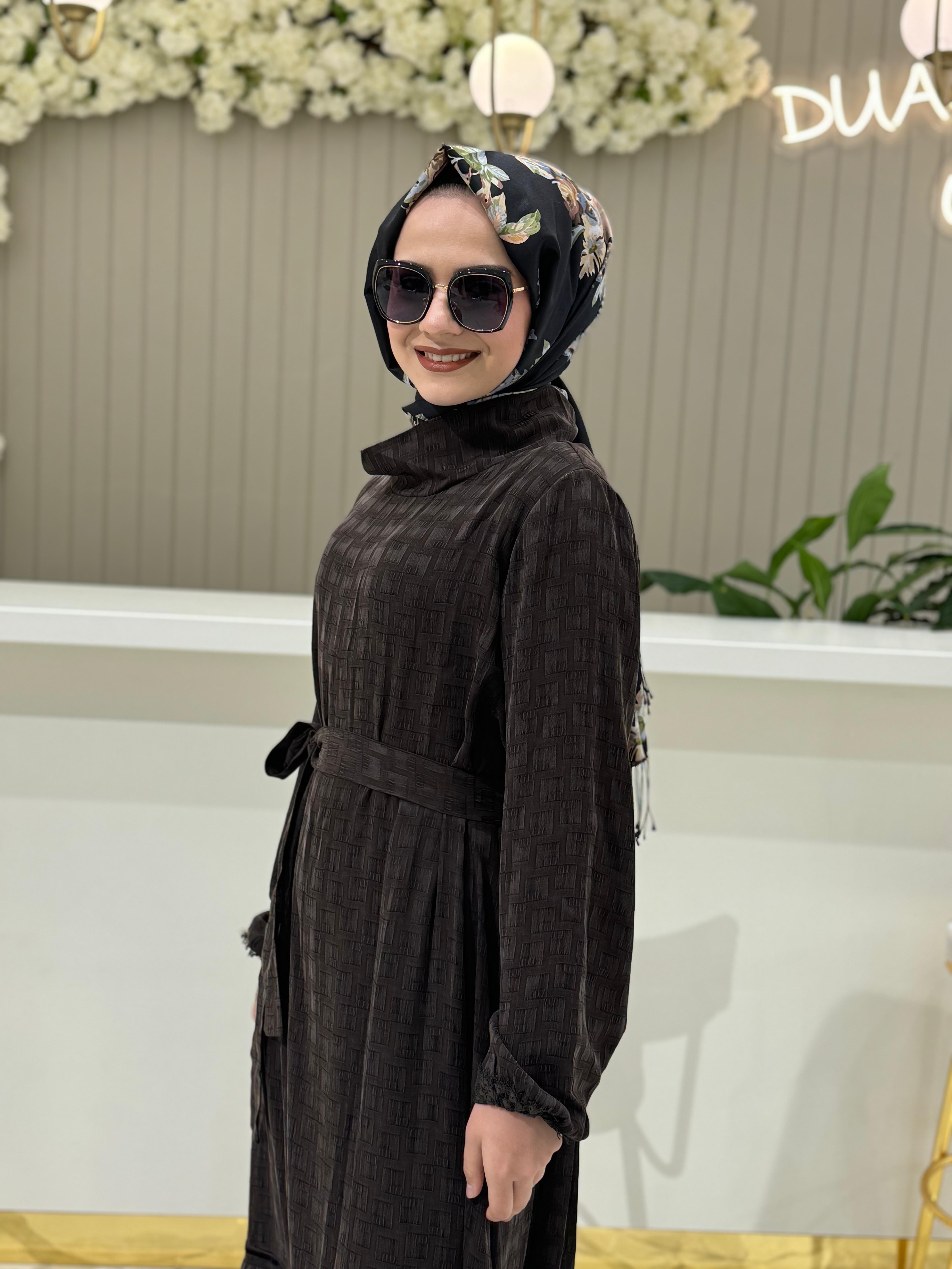Misswhence Elbise 36811 - KAHVE