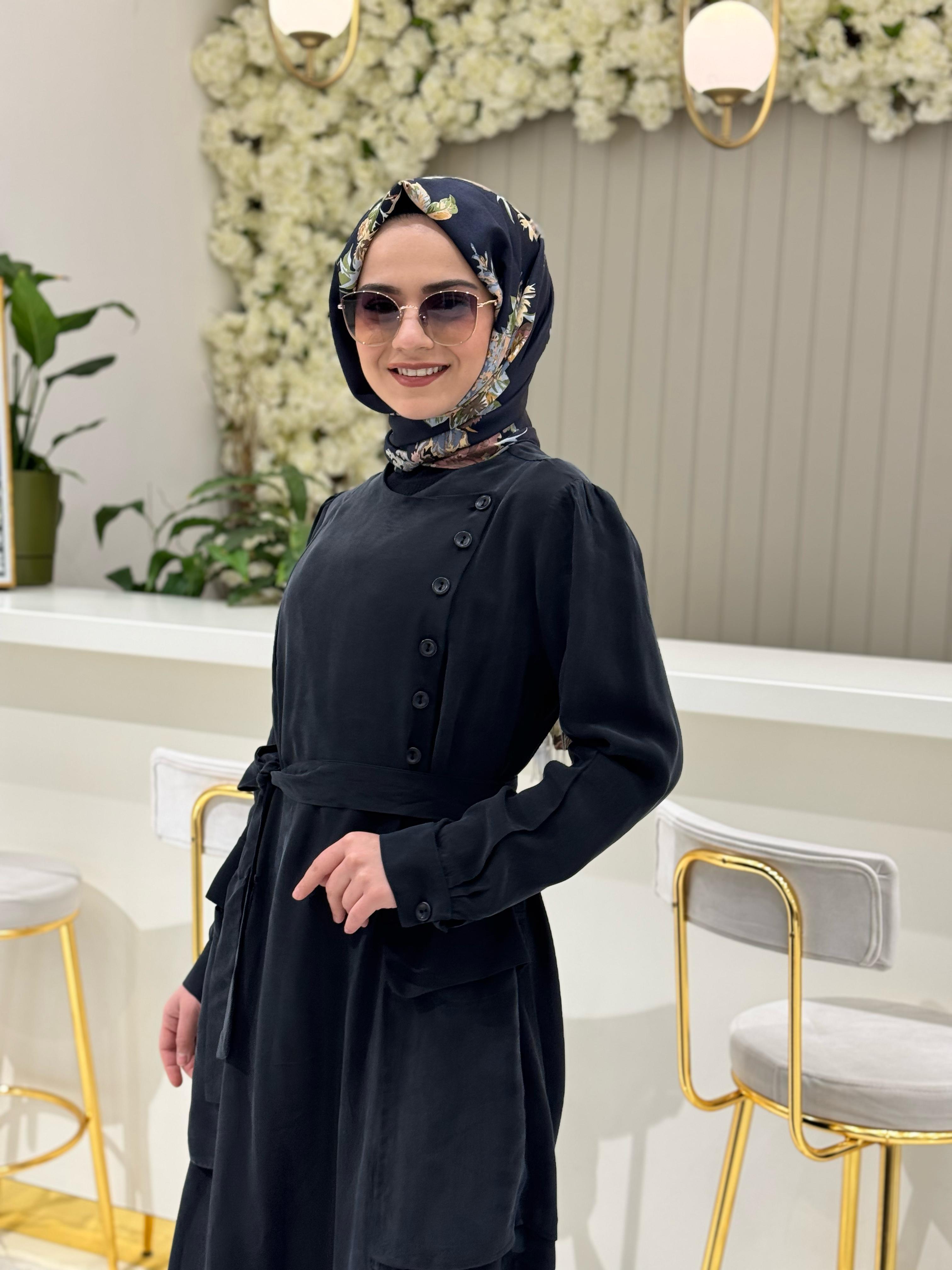 Misswhence Elbise 37805 - SİYAH