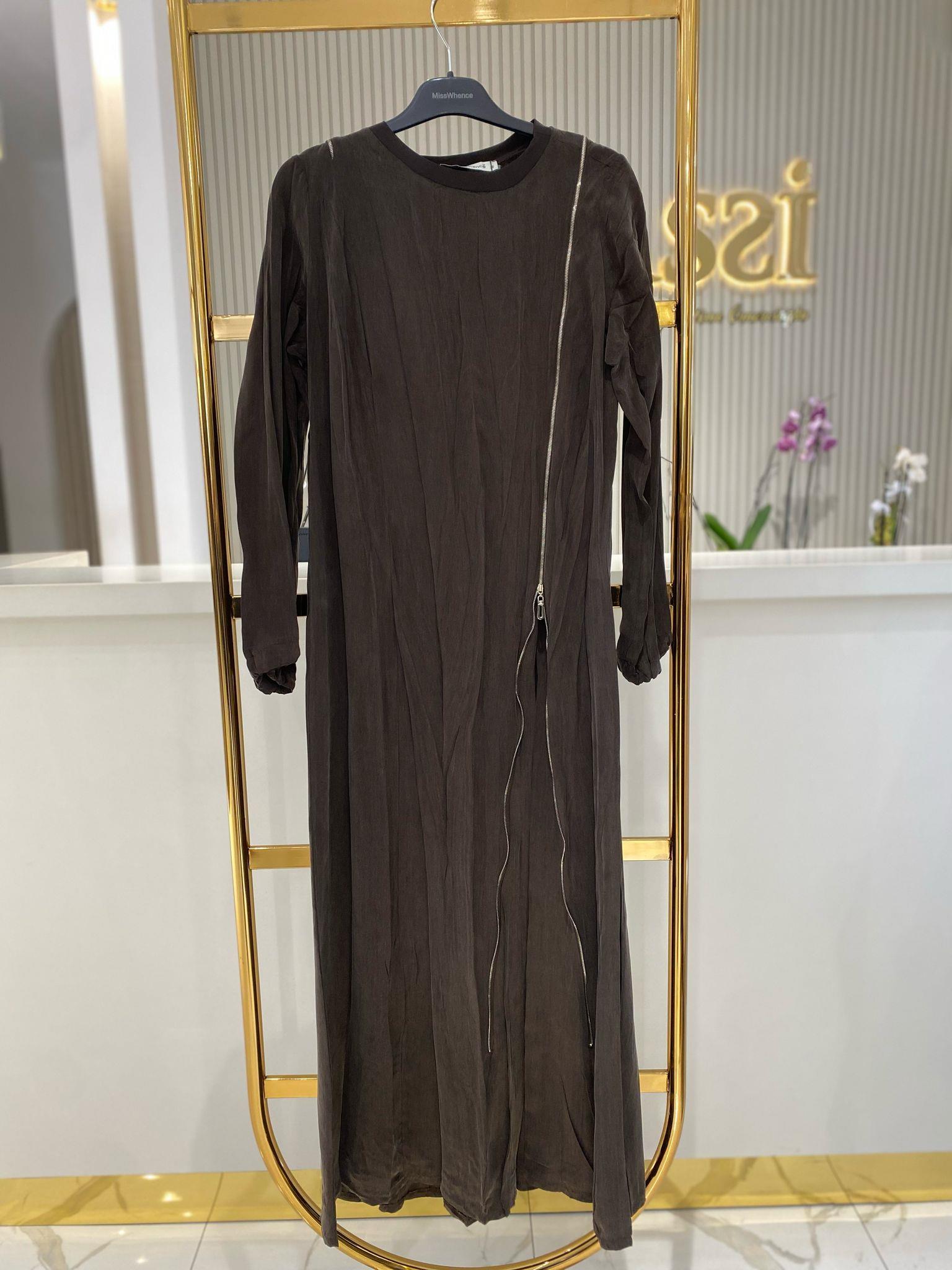 Misswhence Elbise 37830-K - KAHVE