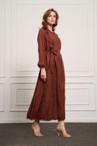 Misswhence Elbise 37831-T - TURUNCU