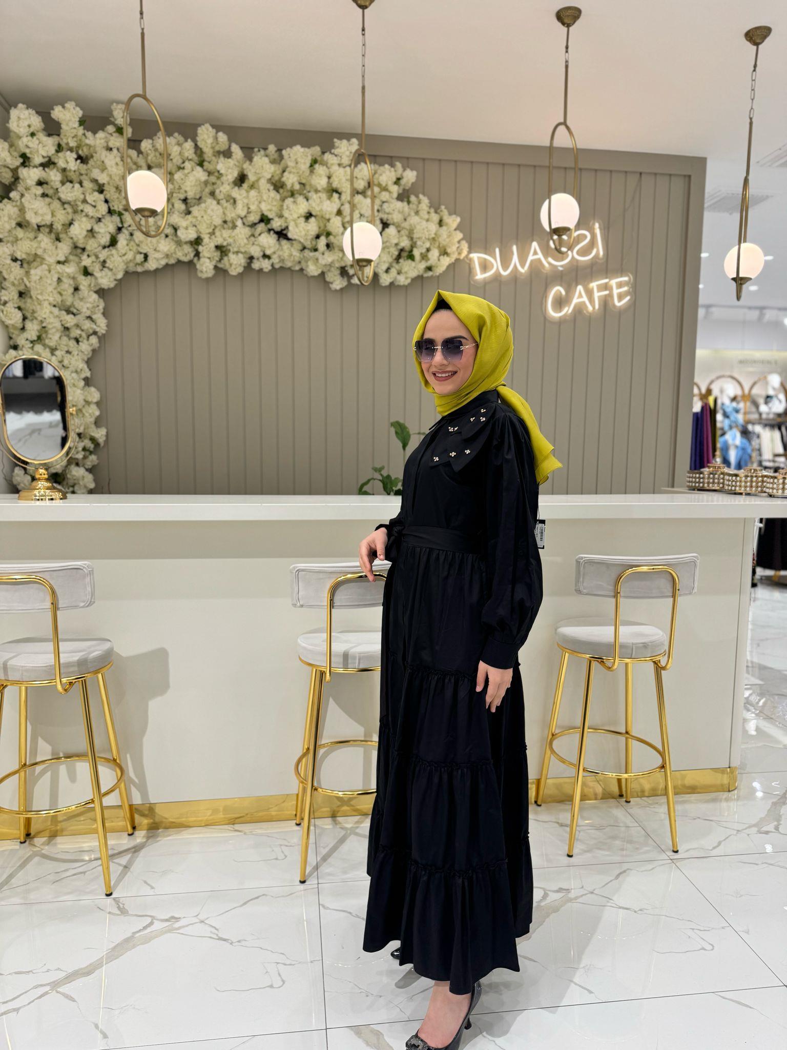 My8 Design Elbise 5009-S - SİYAH