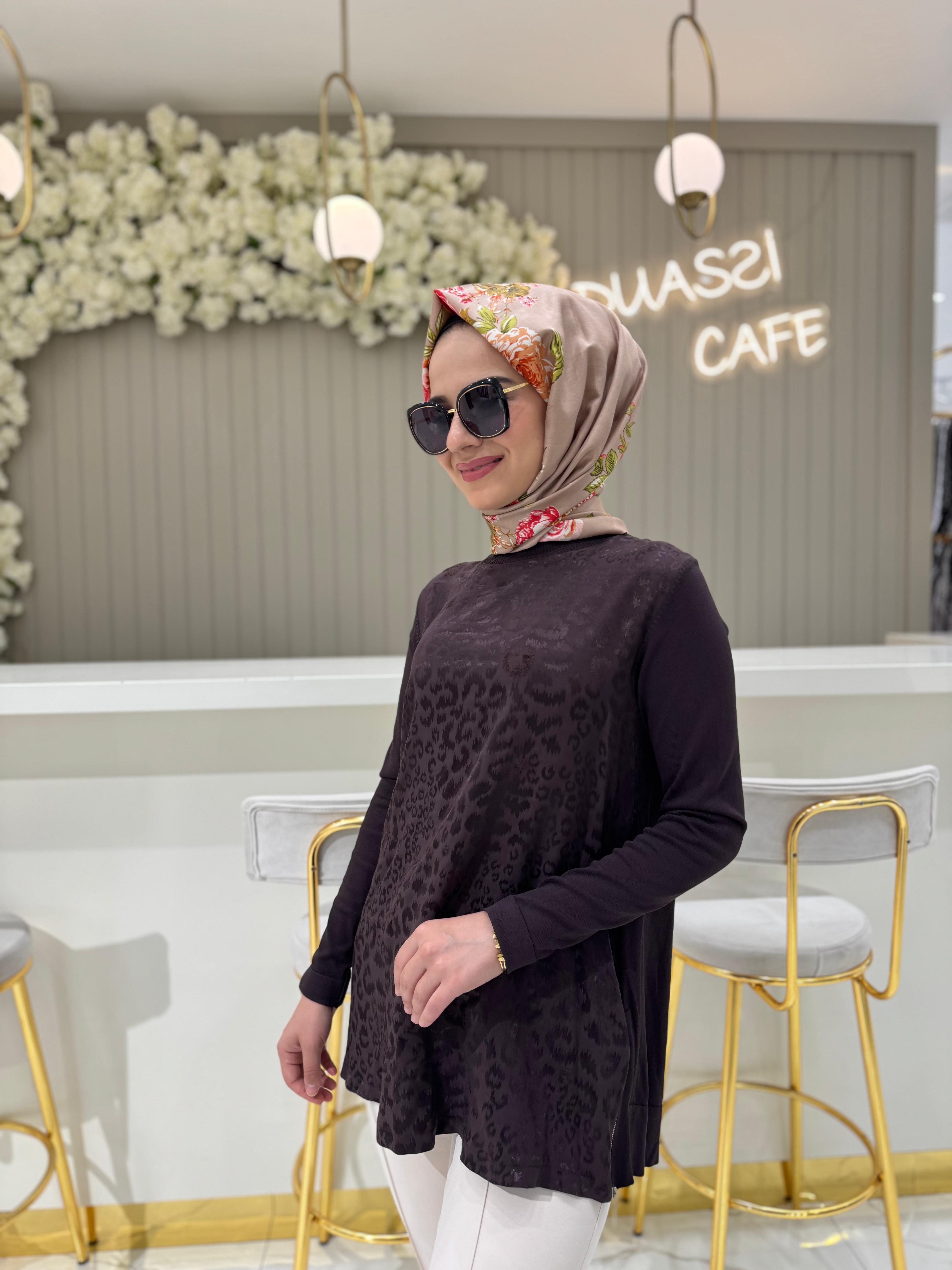Nuss 3002 Tunik  - KAHVE