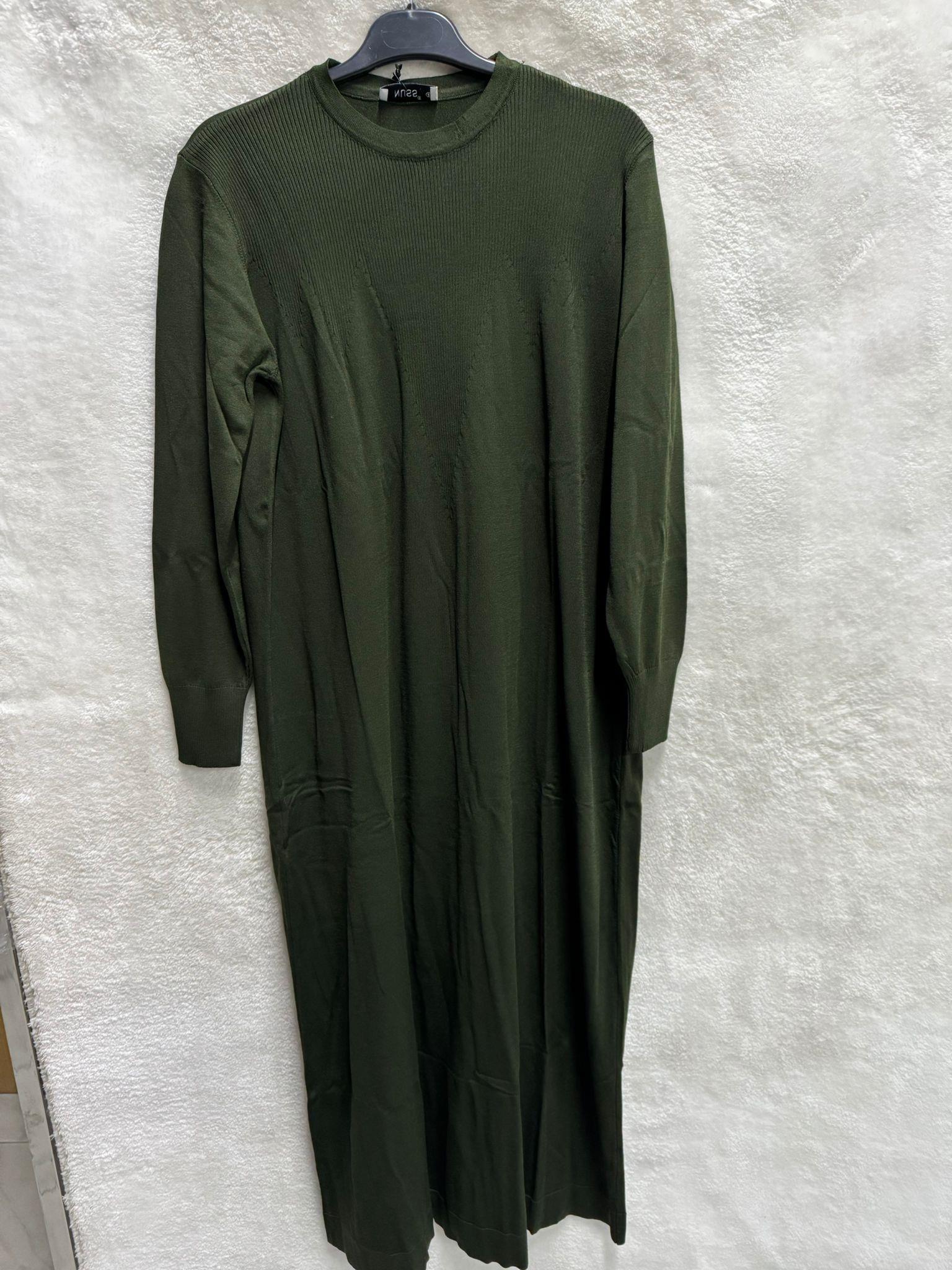 Nuss Elbise 1420 - HAKİ