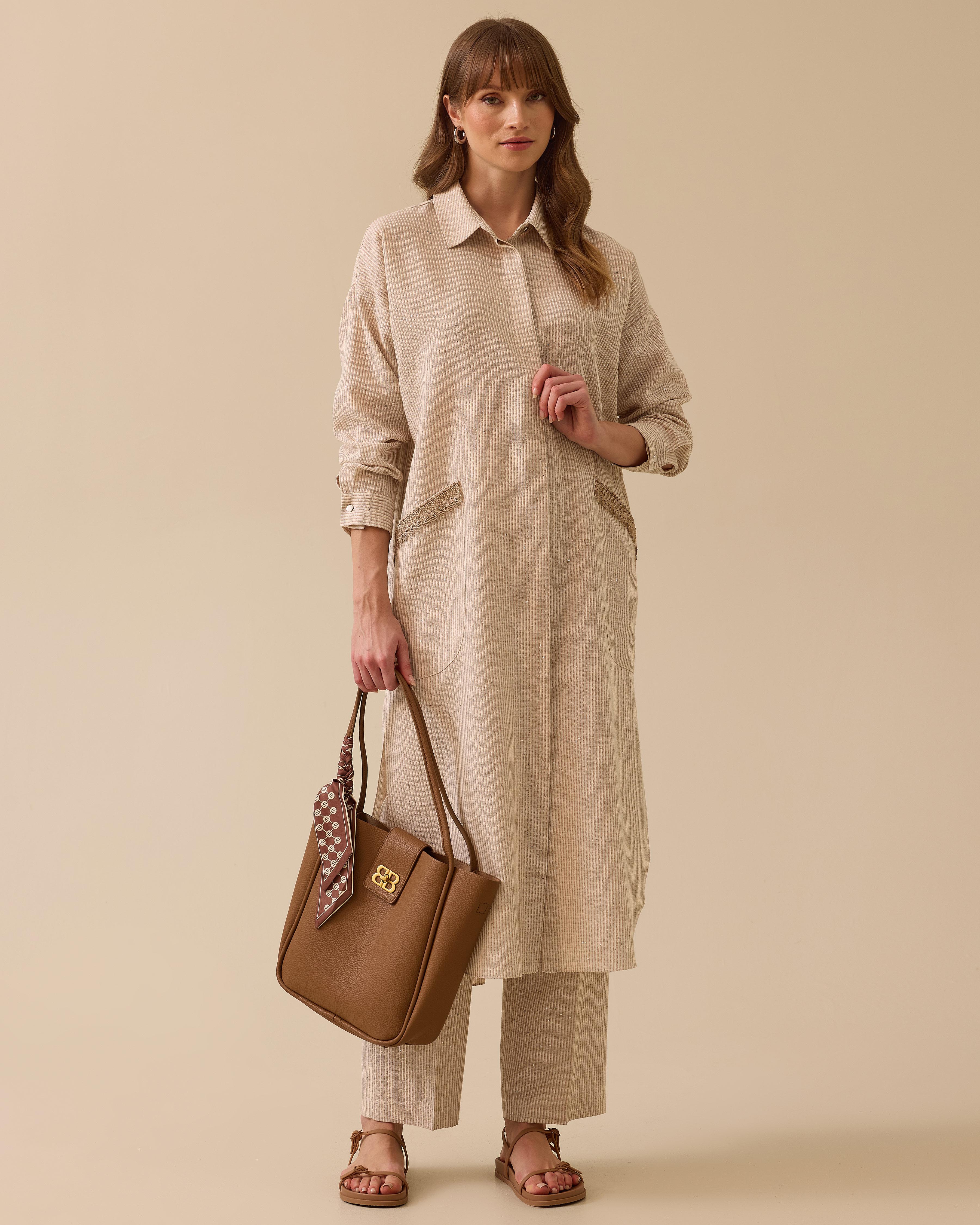 Seçil Tunik 1054-B - BEJ