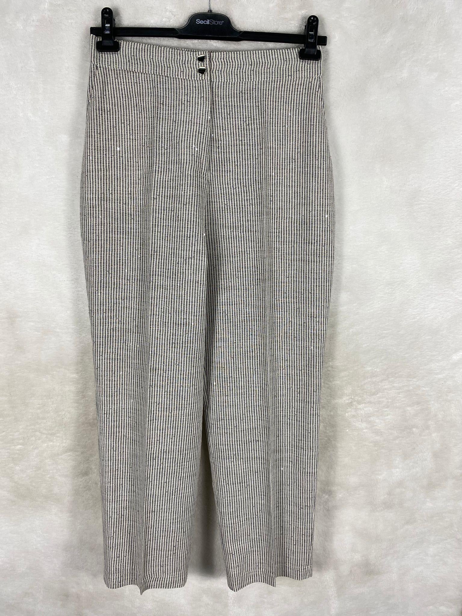 Seçil Zebra Desen Pantolon 1001 - GRİ