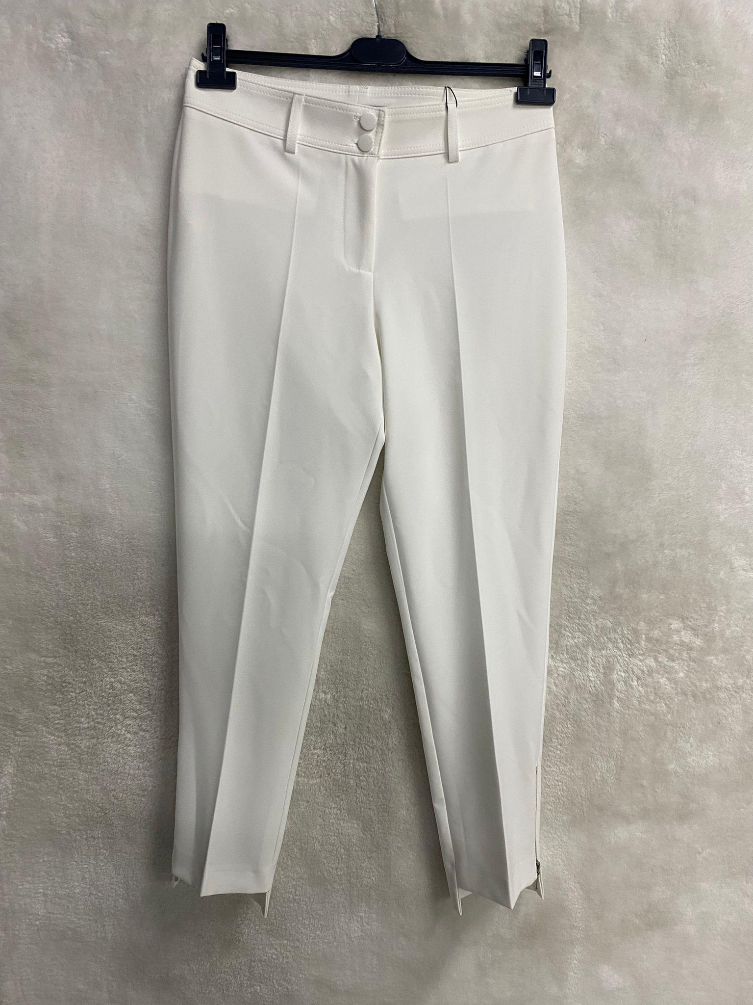 Sentez Paçası Fermuarlı Classic Pantolon 5535 - EKRU