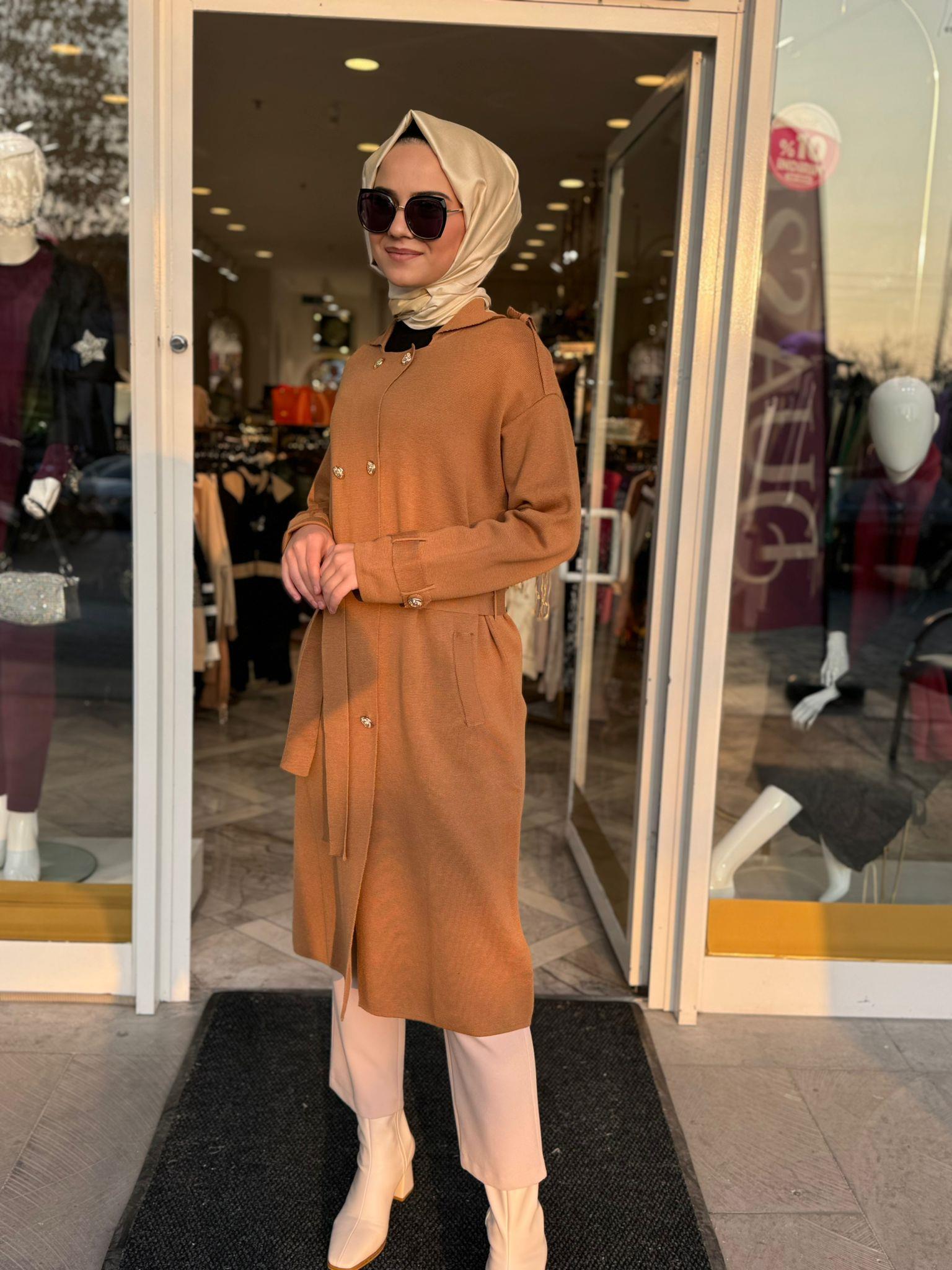 Triko Trenç 3753 - KAHVE