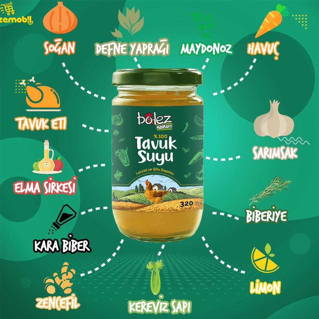 Bolez Köylüm Tavuk Suyu 320 ml.