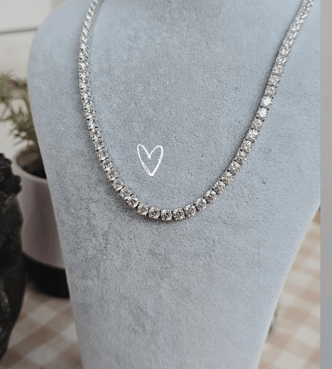 3mm Mozanit Suyolu Kolye