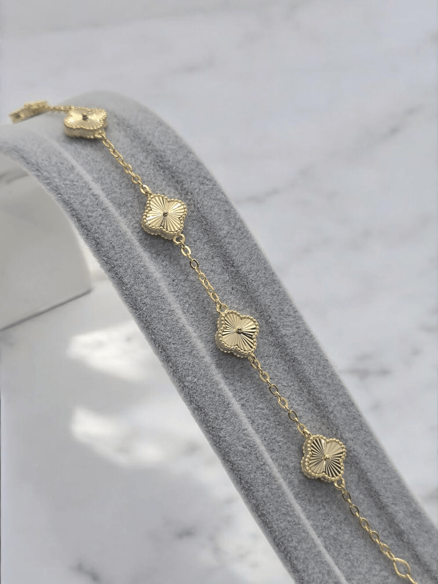 Original Gold Kalem Küçük Yonca Bileklik