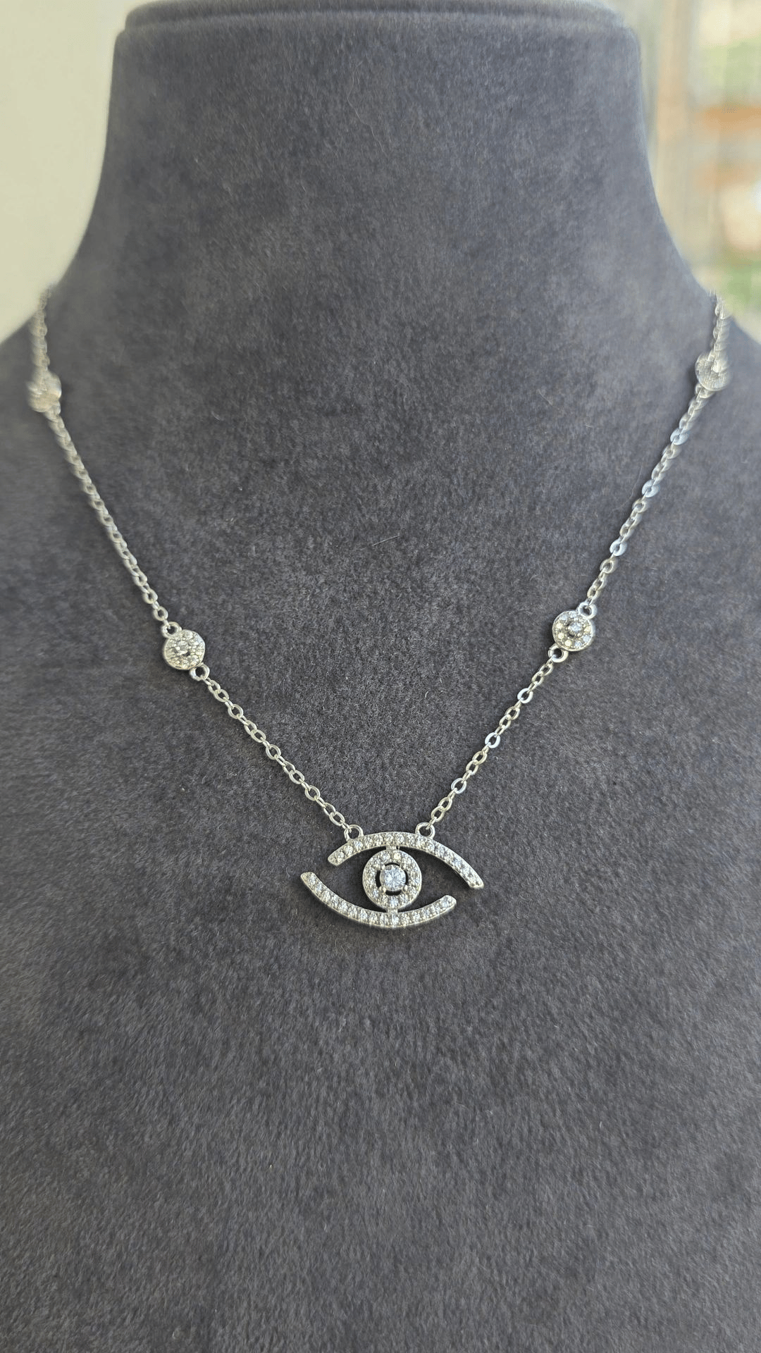 Silver Göz Kolye