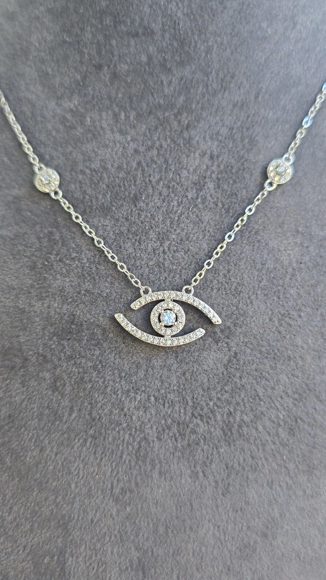 Silver Göz Kolye