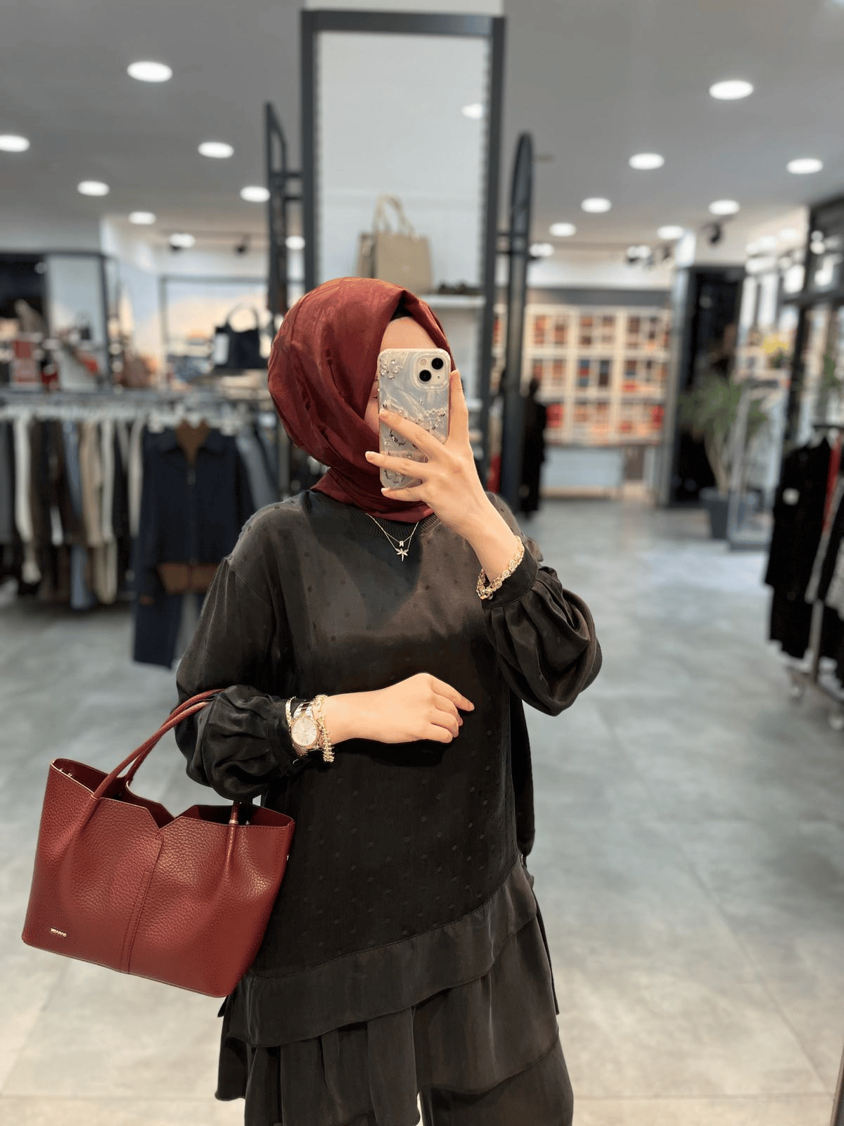 Defrina Puantiye Jakar Kombinli Cupra Takım - Siyah