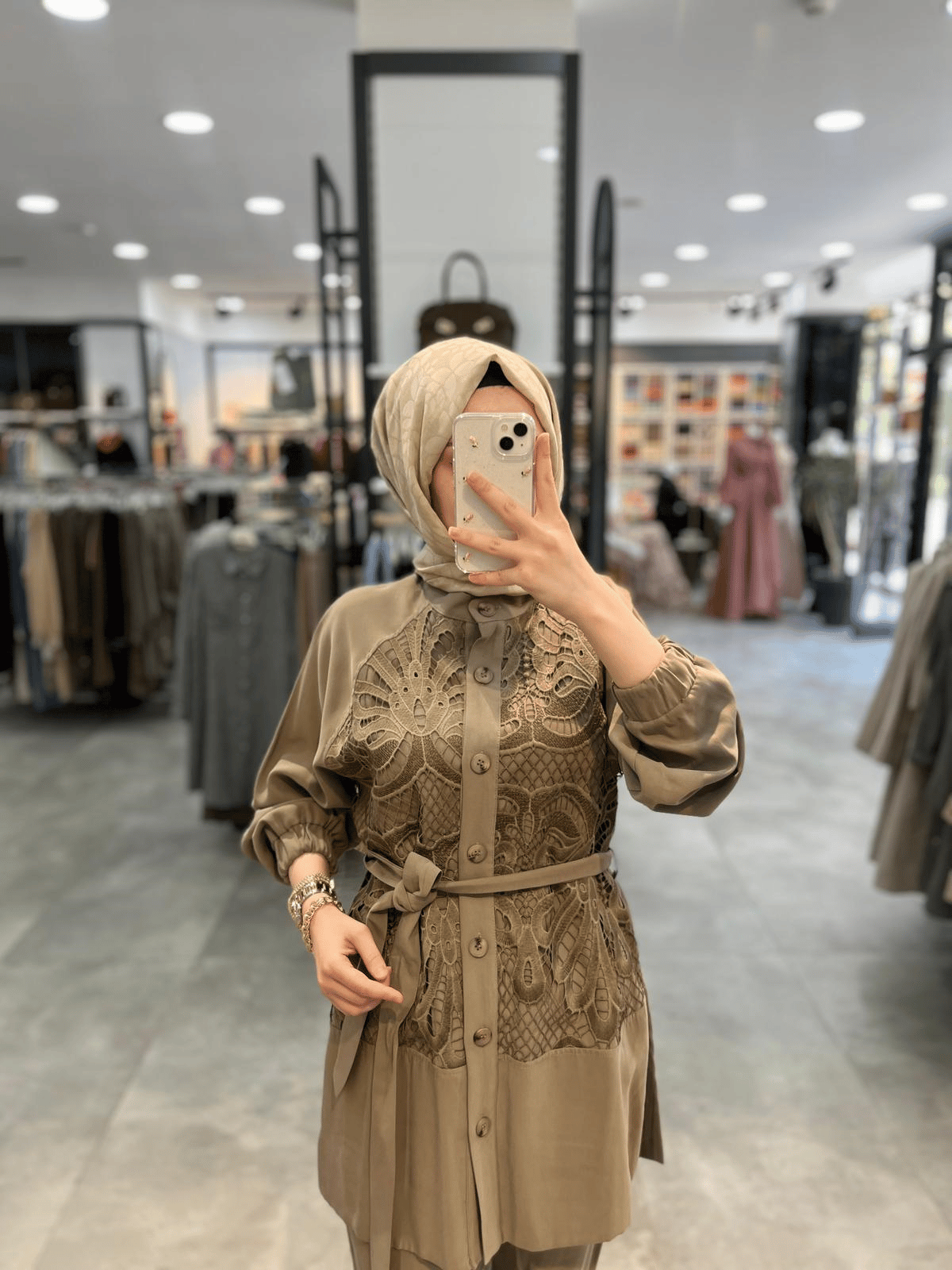 Heddy Brode Nakışlı Pantolonlu Takım - Haki