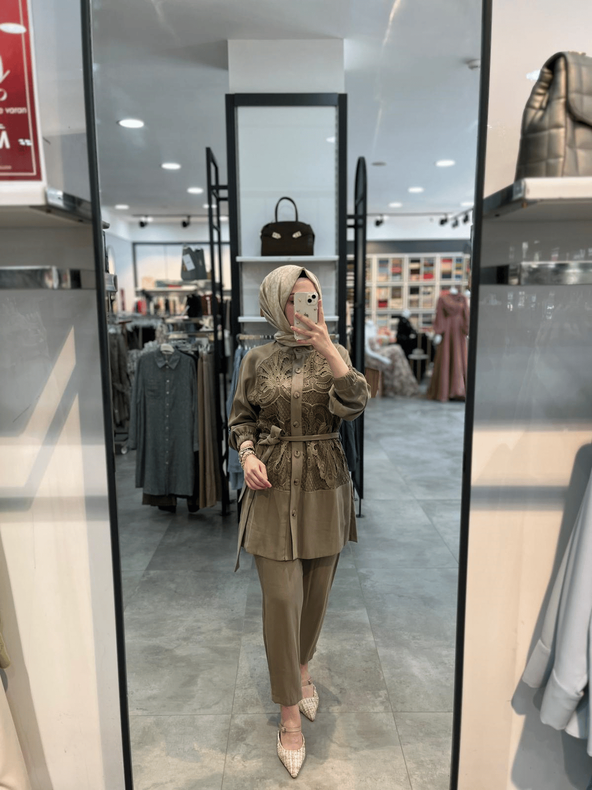 Heddy Brode Nakışlı Pantolonlu Takım - Haki