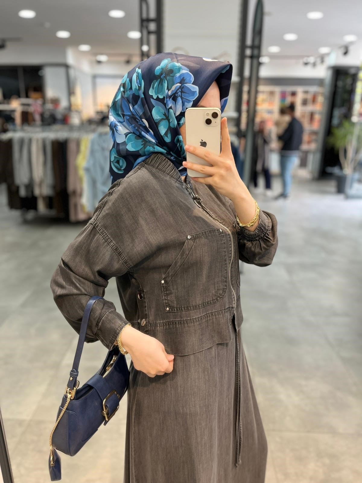 Nihan Tencel Bomber Ceketli Etekli Takım - Füme