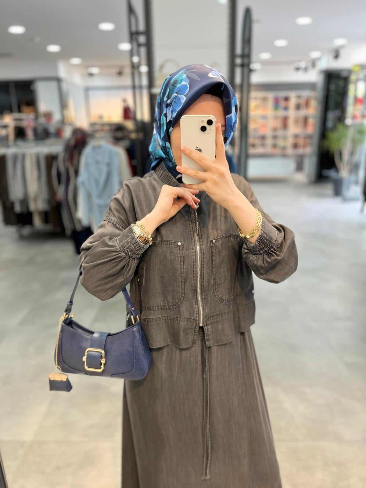 Nihan Tencel Bomber Ceketli Etekli Takım - Füme